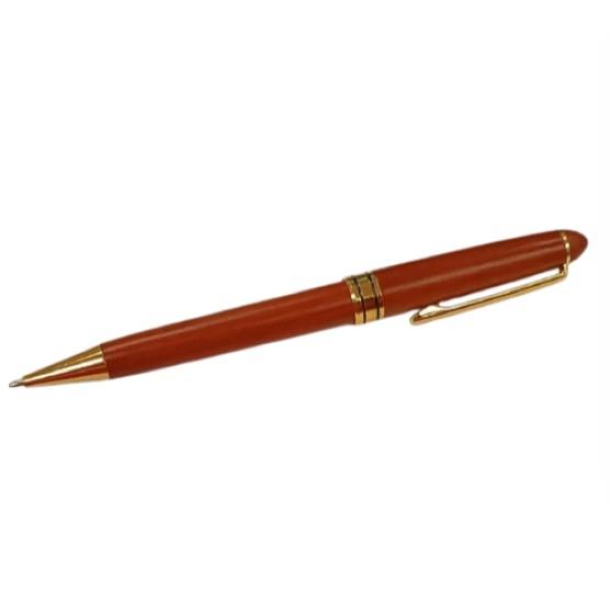Imperial Wooden Light Brown Gold Trim Ballpoint Pen Gift Set With Handmade Stylist Wooden Box IMP359MR - CLEARANCE MIGHT NEEDS RE-REFILL