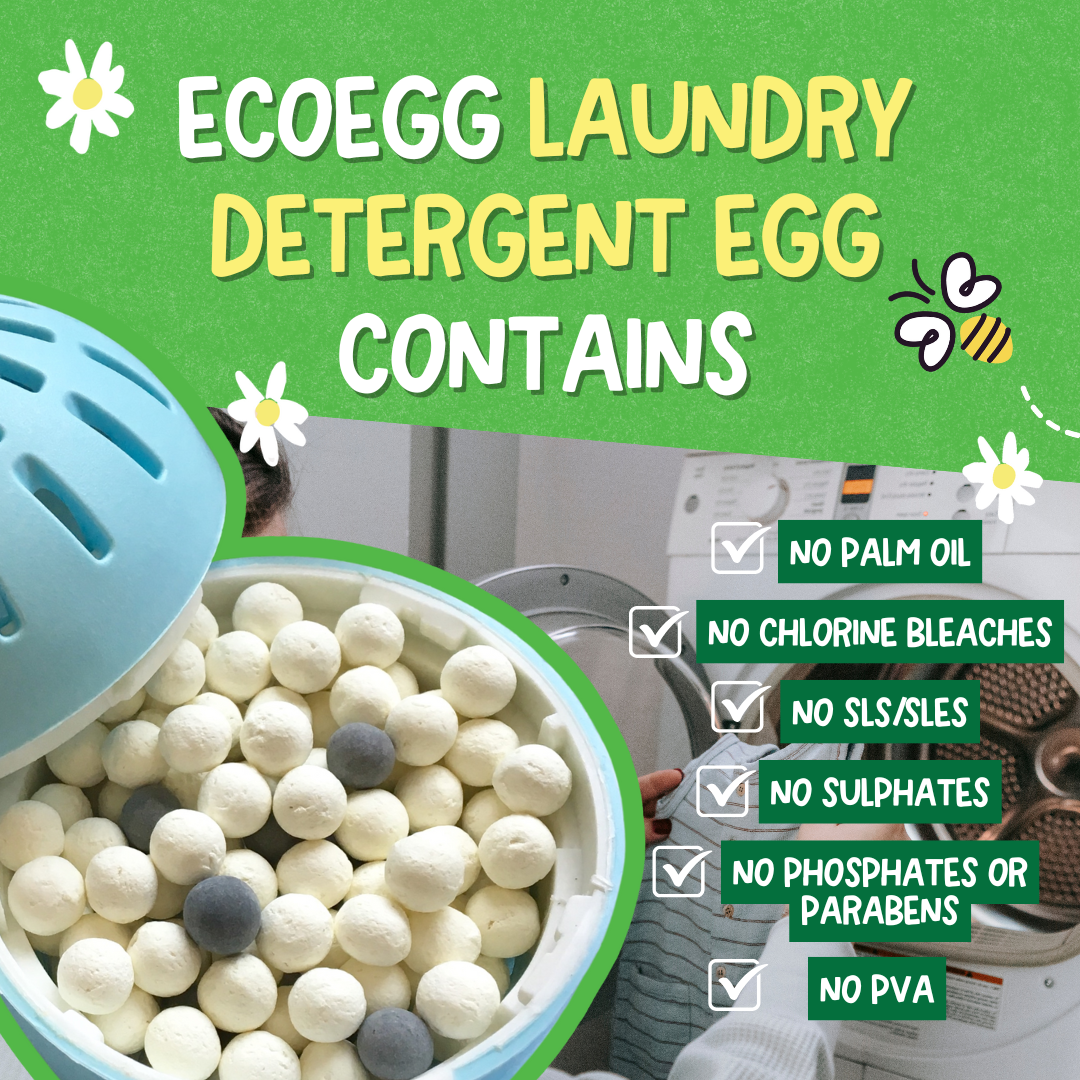 EcoEgg Enzyme Laundry Detergent – Sensitive Skin, Aquatic-Friendly, Vegan Formula
