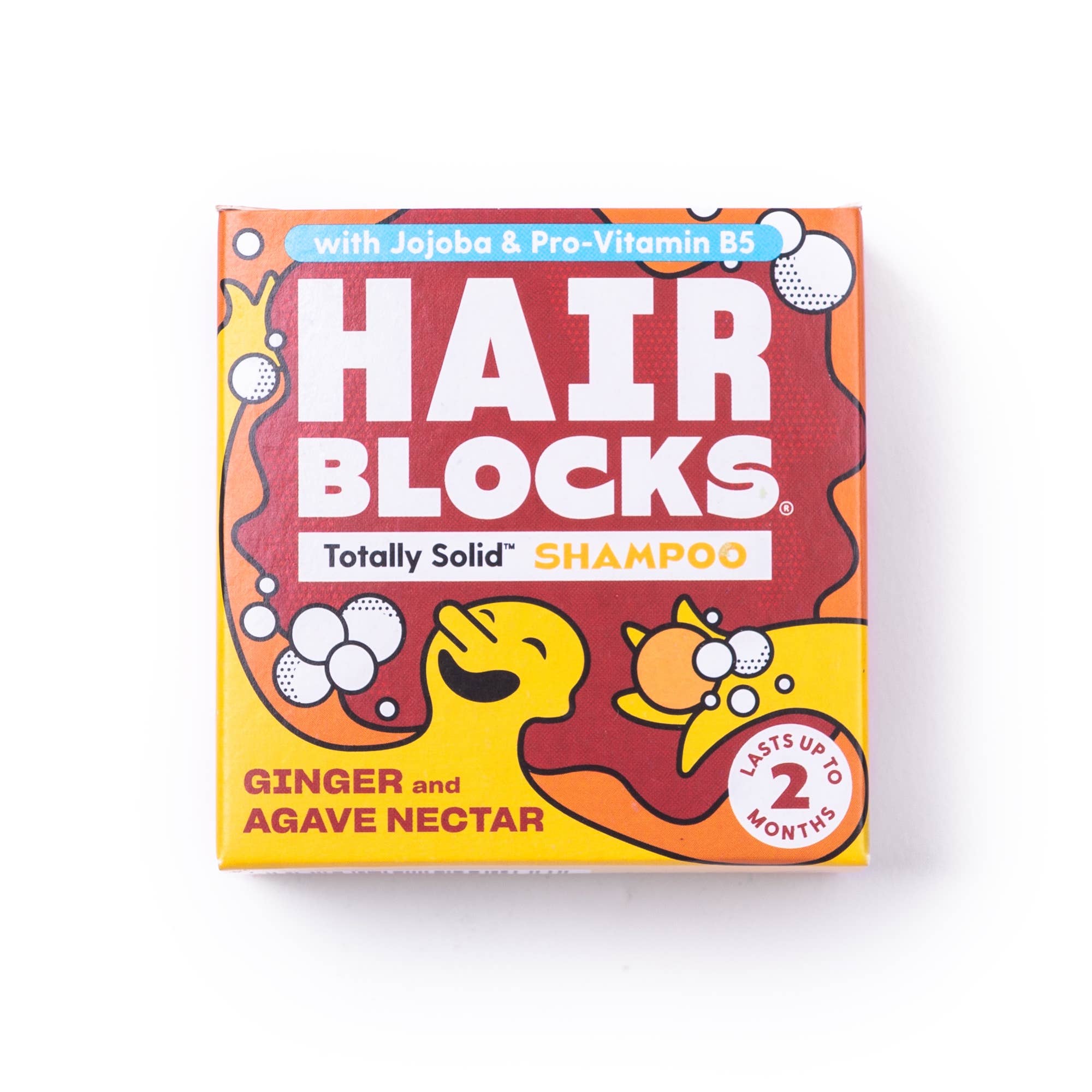 Hair Blocks Solid Shampoo - Ginger & Agave Nectar