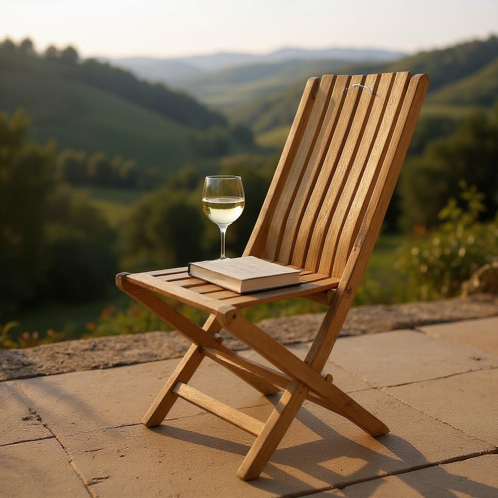 MSL Miami Folding Teak Garden Chair
