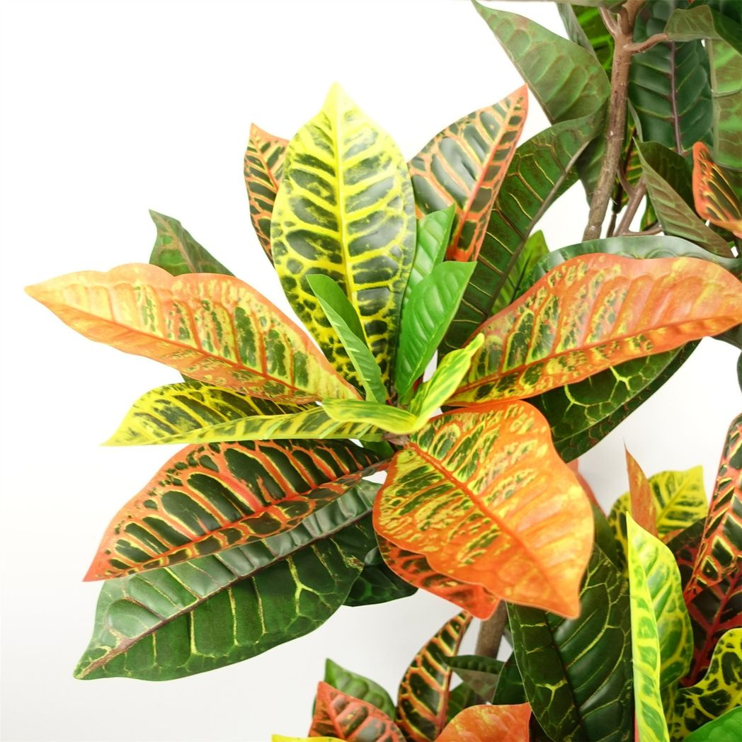 Leaf 140cm Artificial Codiaeum Tree with 179 Leaves