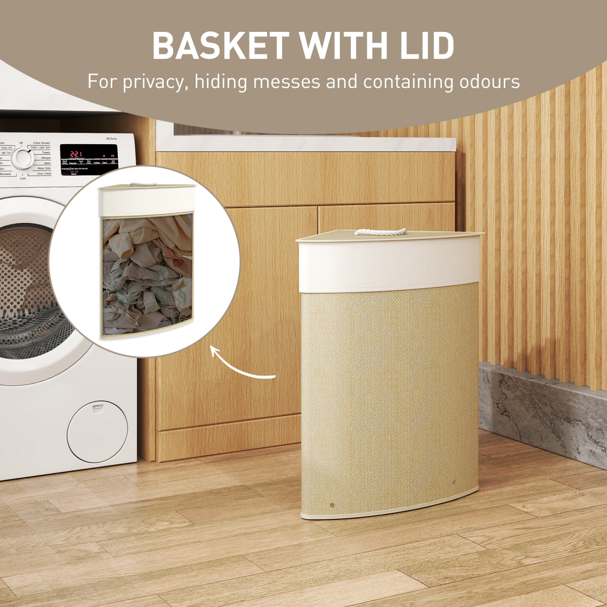 Laundry Hamper Cabinet/ Storage cabinet