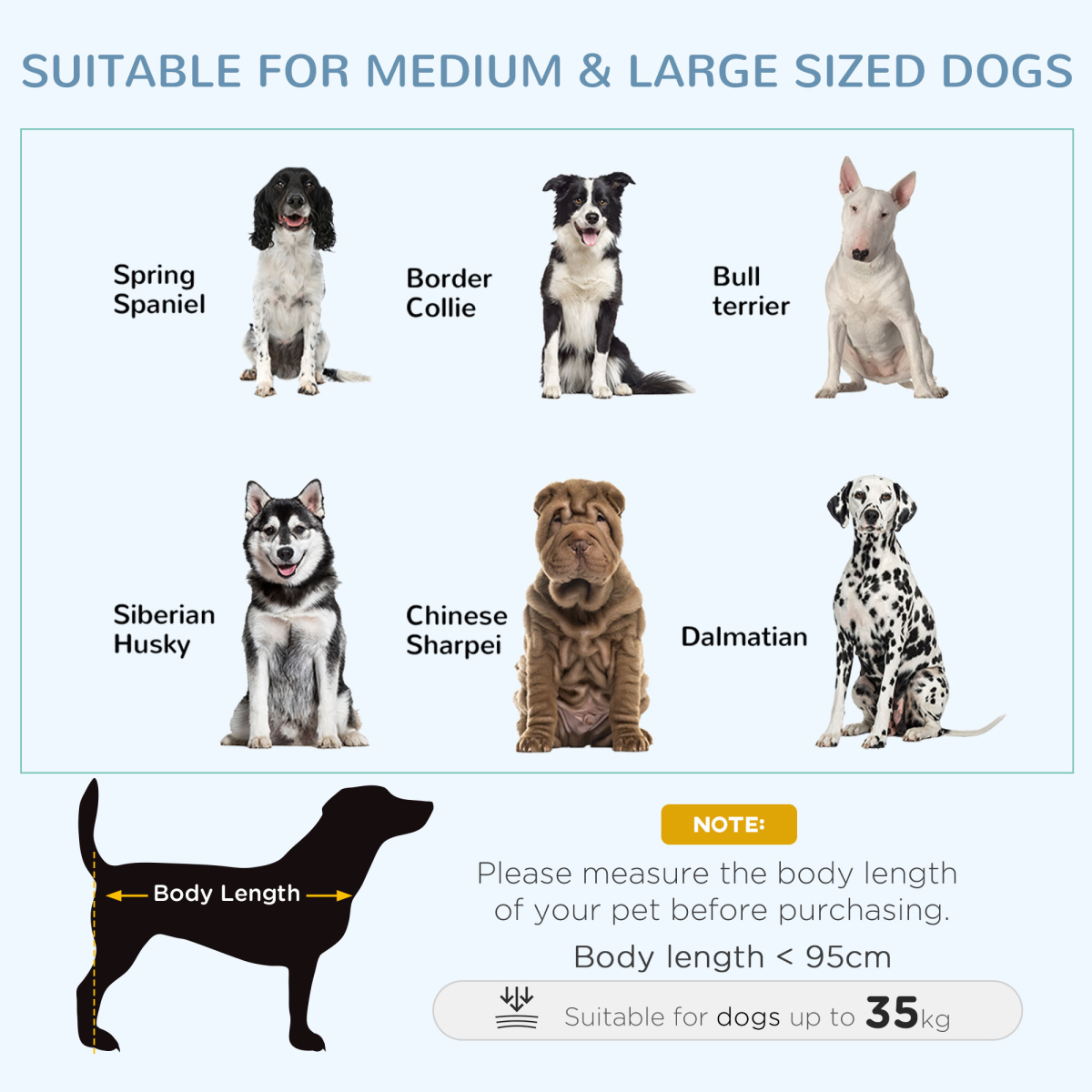 PawHut Foldable Heavy Duty Dog Crate with Locks, Tray & Wheels
