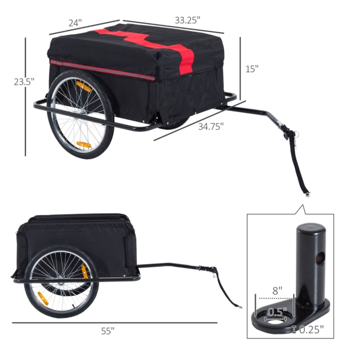 Bicycle Cart( Amazon Shipping)(Prohibited by WalMart)