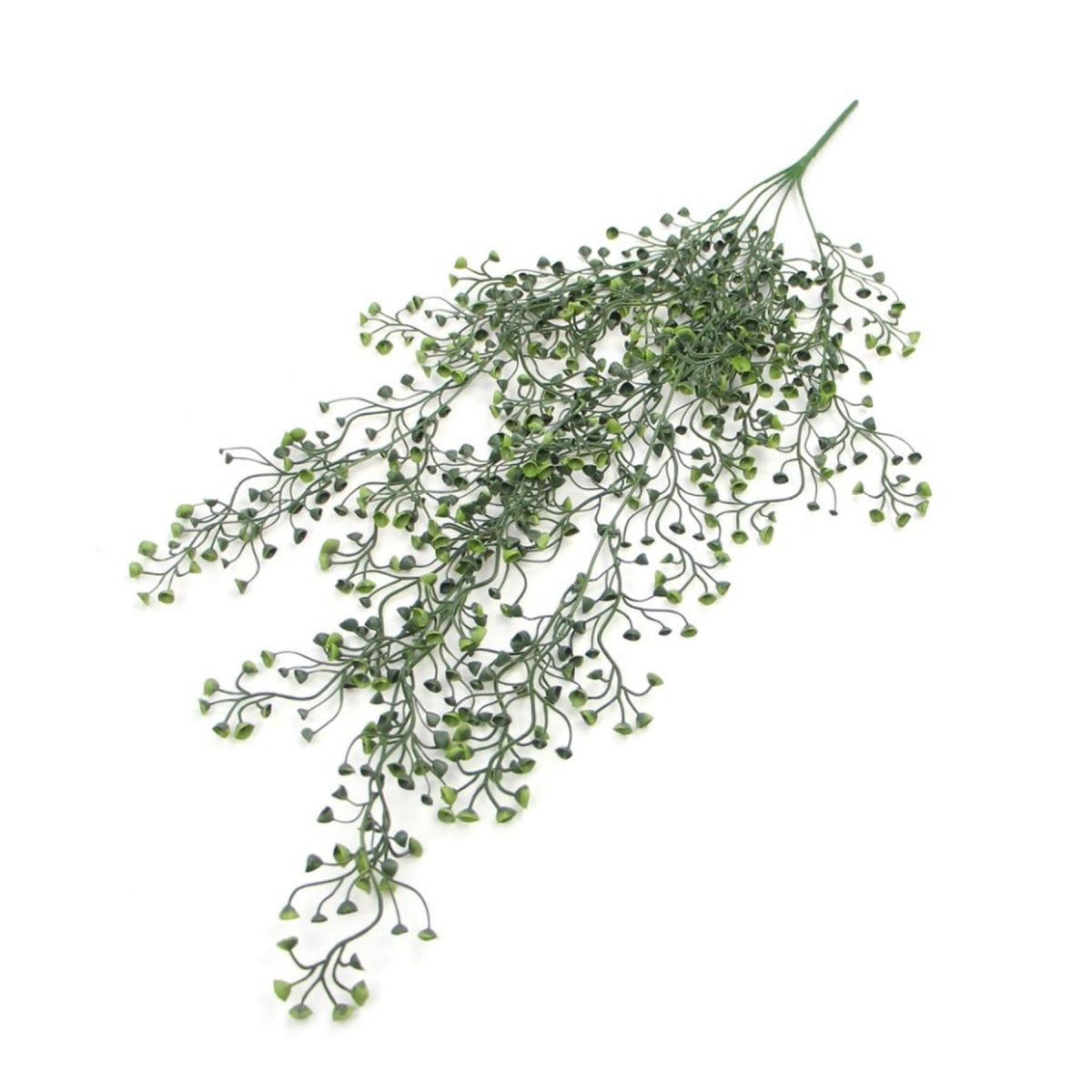 Leaf Pack of 6 Hanging Artificial String Pearl Plant 75cm UV and Fire Resistant