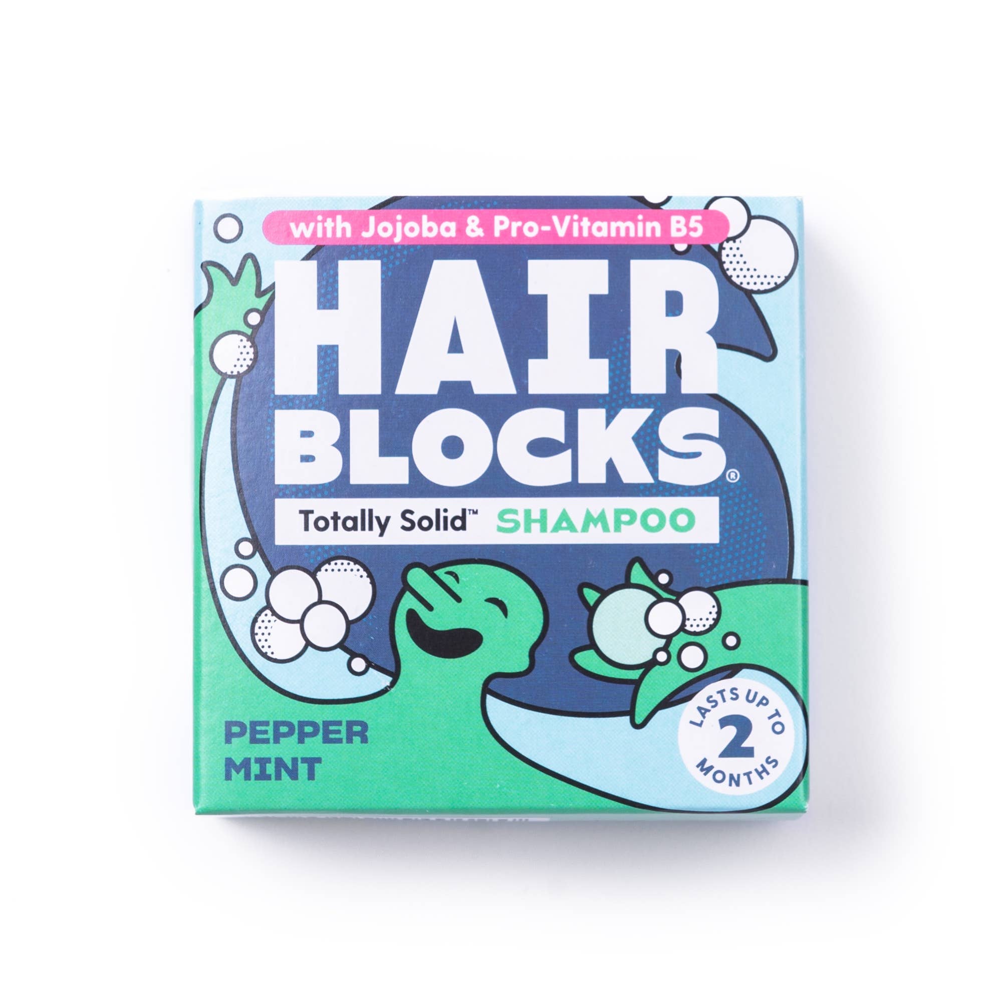 Hair Blocks Solid Shampoo - Peppermint