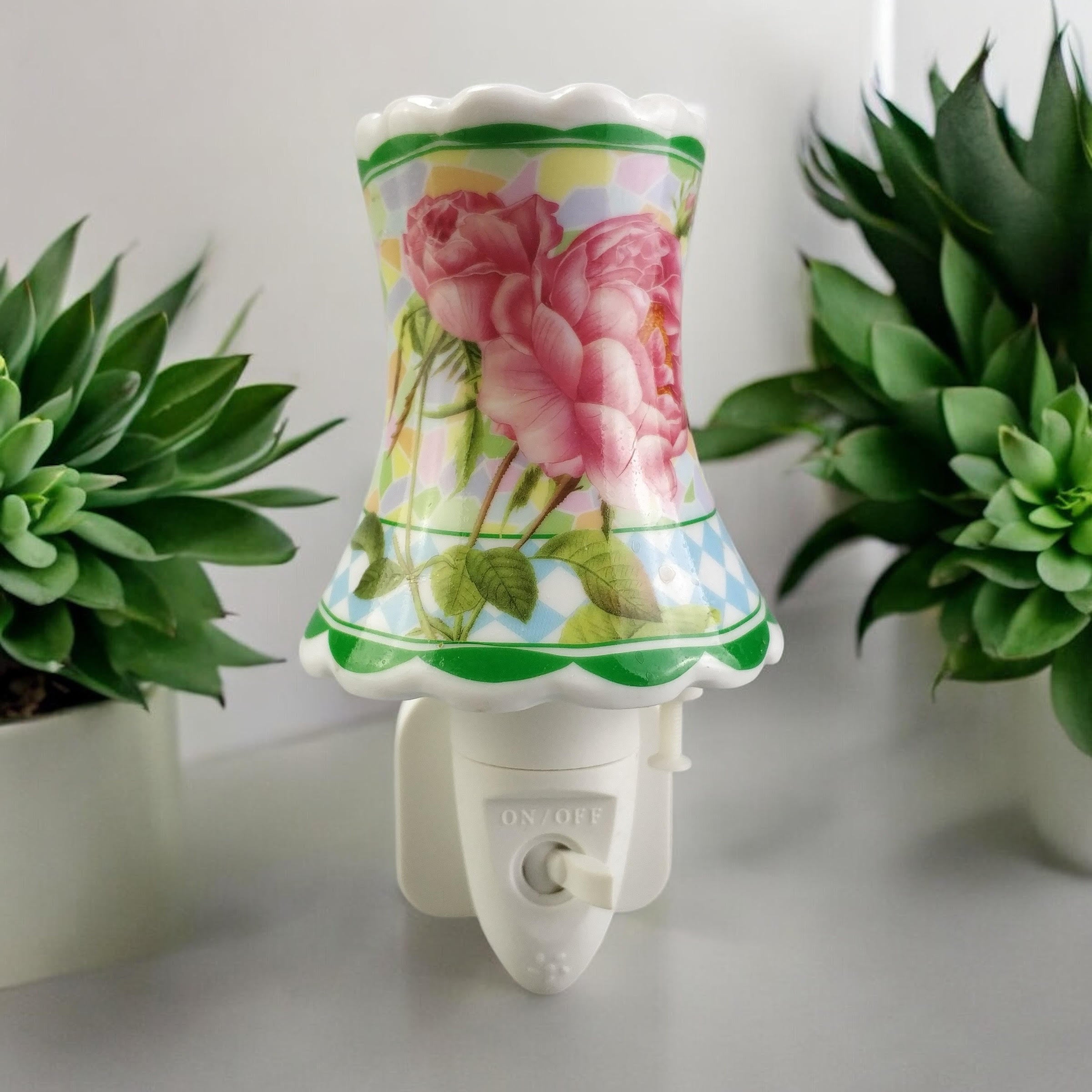 MSL 8-Inch Multi-Color Floral LED Nightlight
