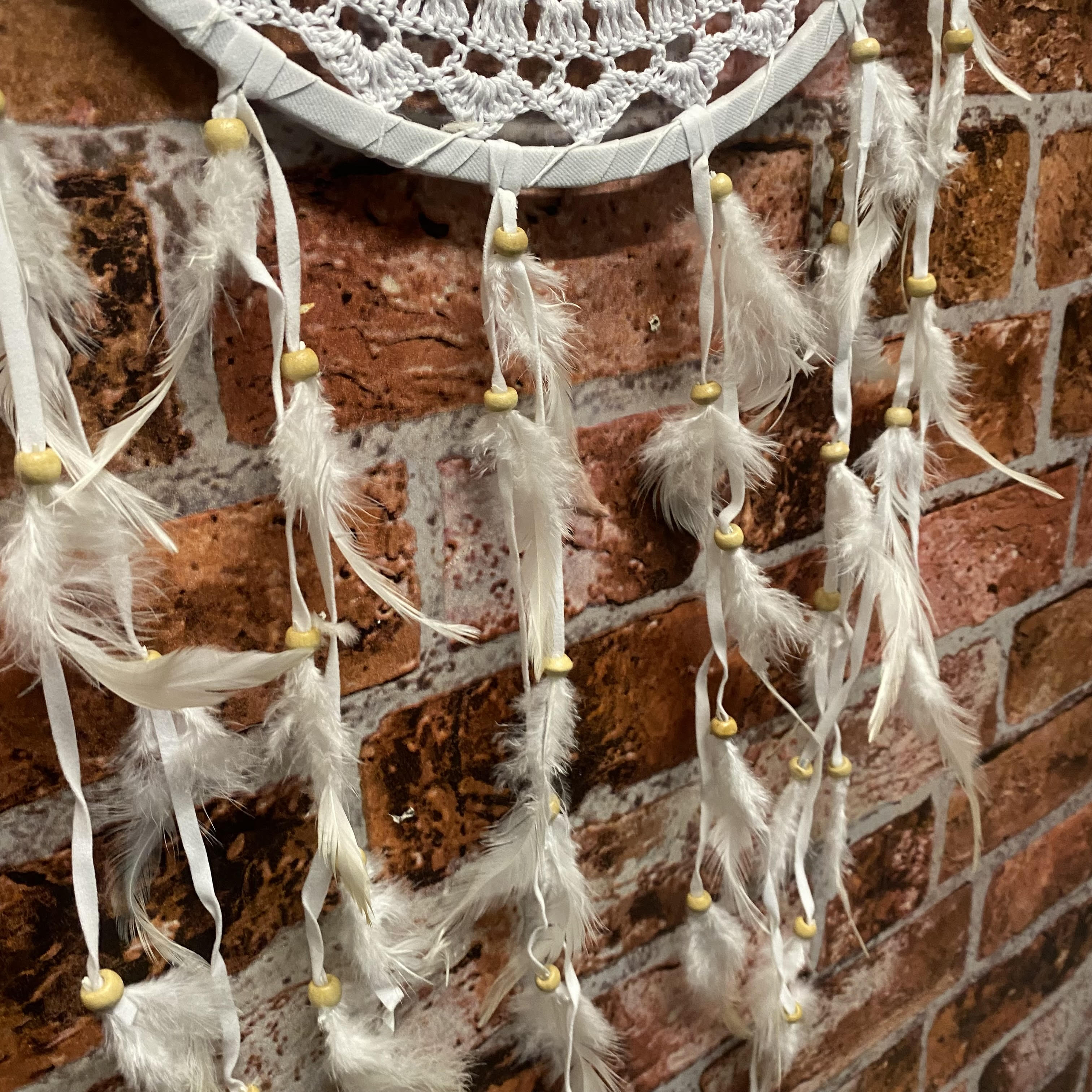 MSL 30cm White Dream Catcher Wind Chime