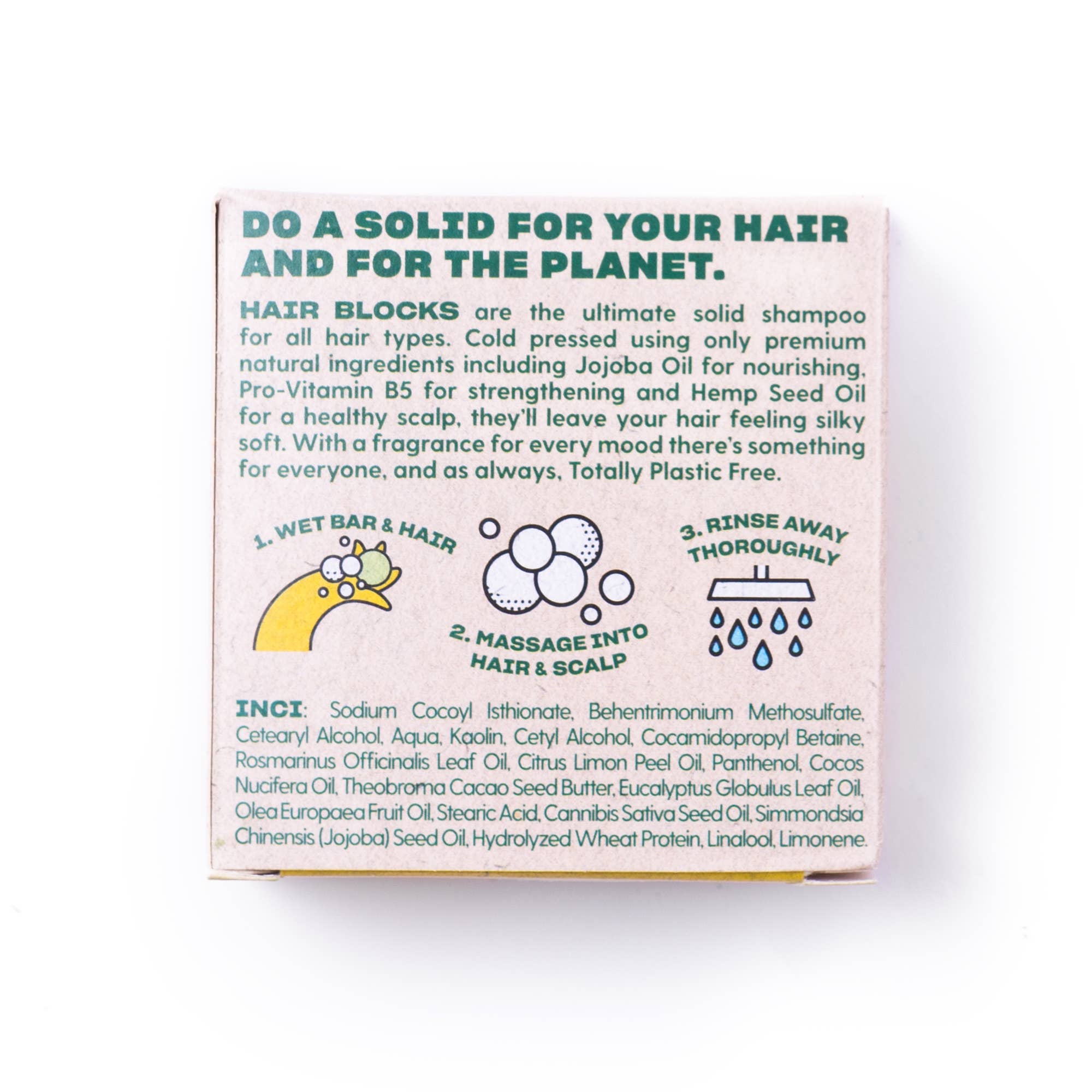 Hair Blocks Solid Shampoo - Lemon & Rosemary