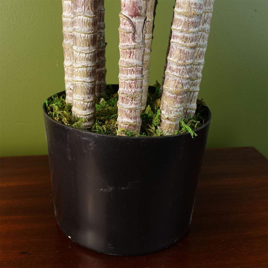 Leaf Artificial Deluxe 75cm Green Jade Plant in Weighted Plastic Pot