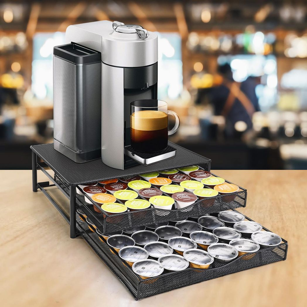 Vinsani Black Double Coffee Pod Drawer 1010402