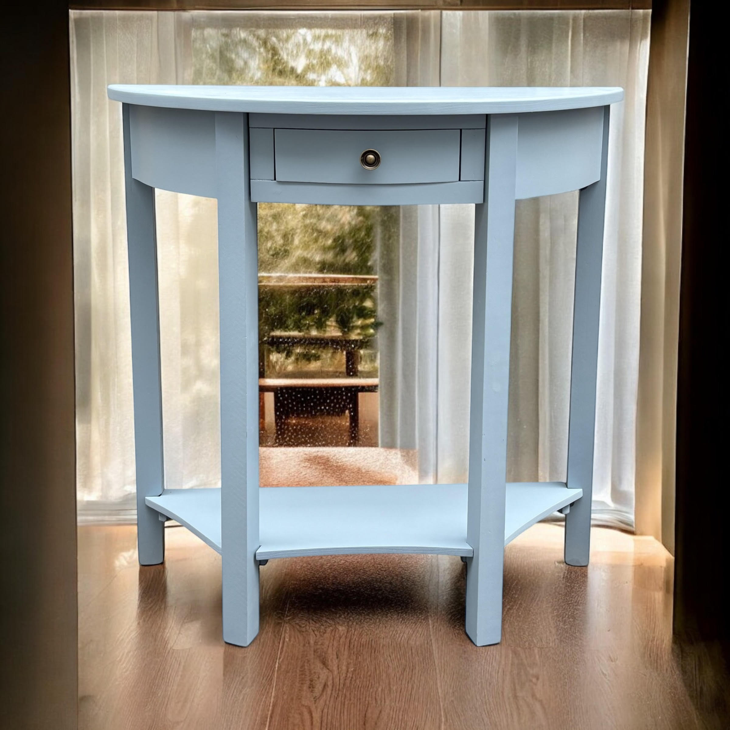 MSL 80cm Hand Finished 2 Drawer Side Table / Bedside Table