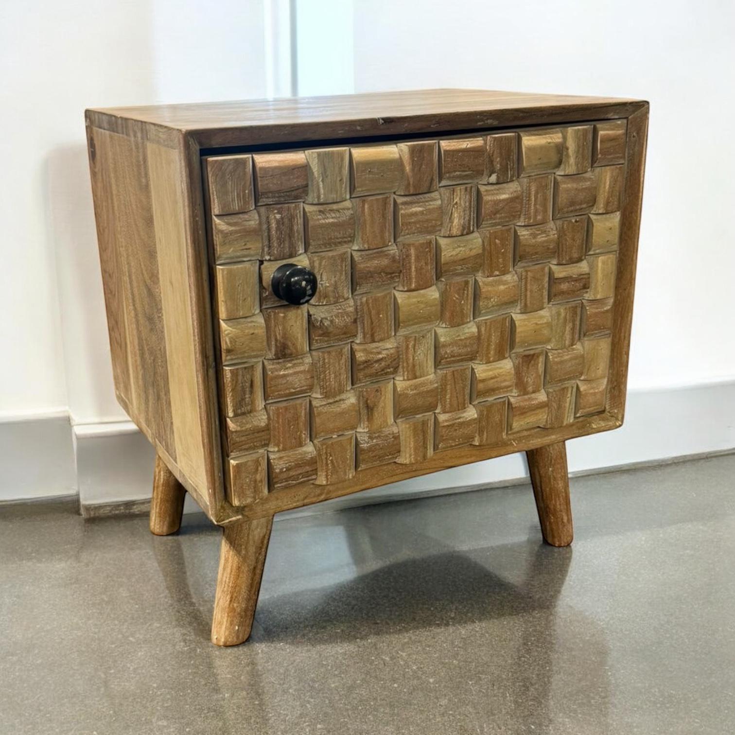 MSL 47cm Wooden Bedside Cabinet