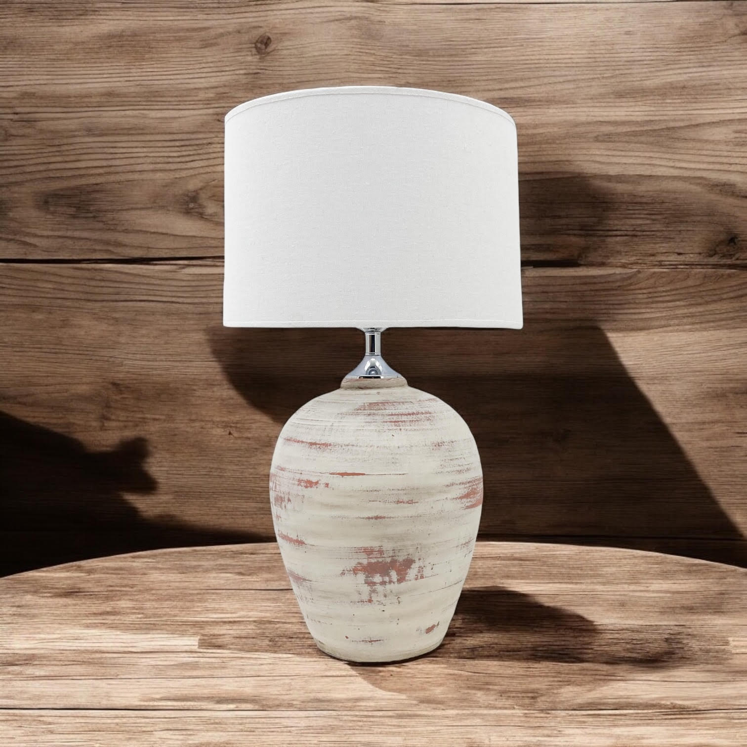 MSL Traditional Table Lamp with Inline Rocker Switch, Double Insulated, for Living Room or Bedroom