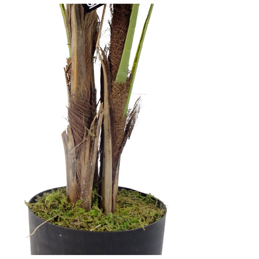 Leaf 120cm Artificial Palm Tree, Natural Green Fronds