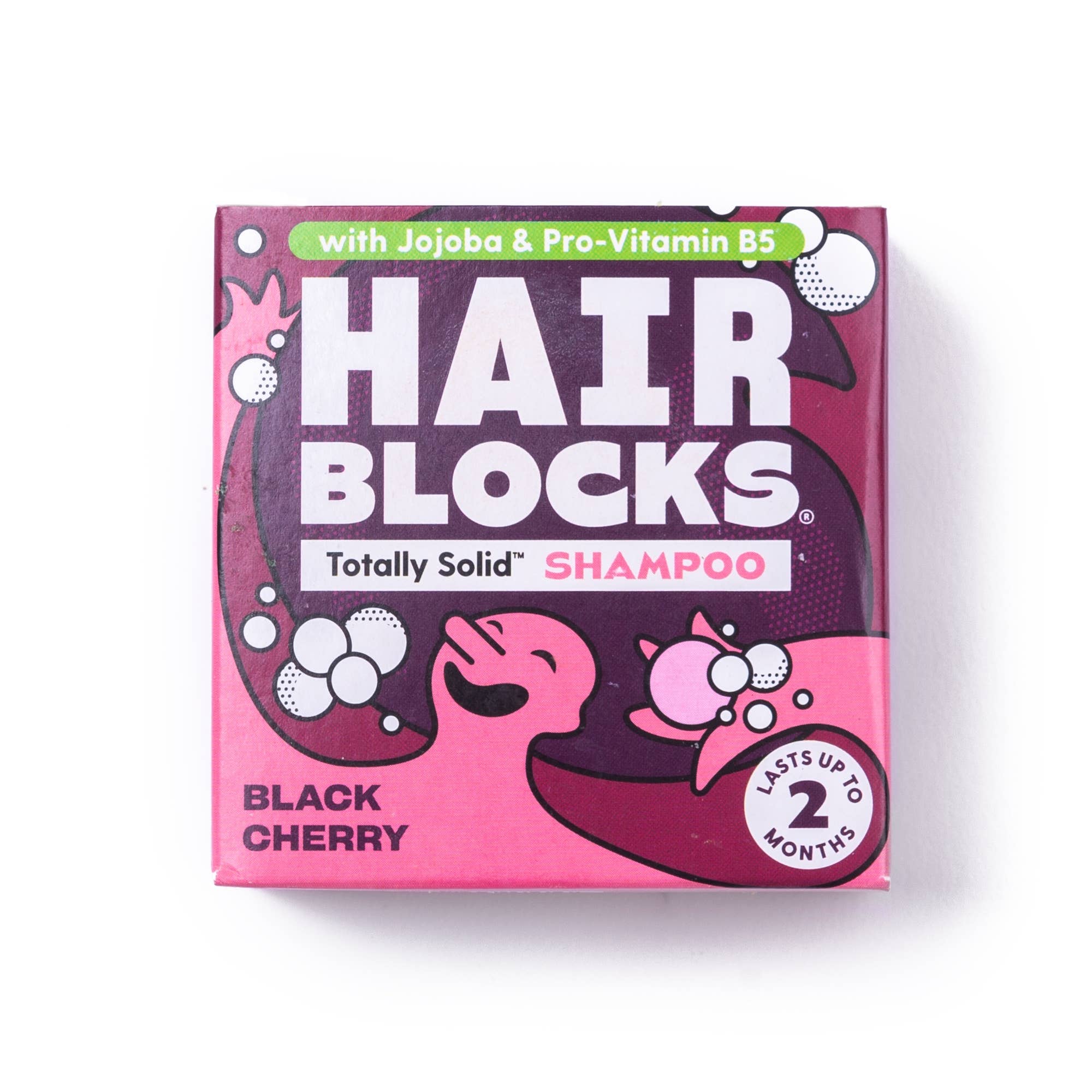 Hair Blocks Solid Shampoo - Black Cherry