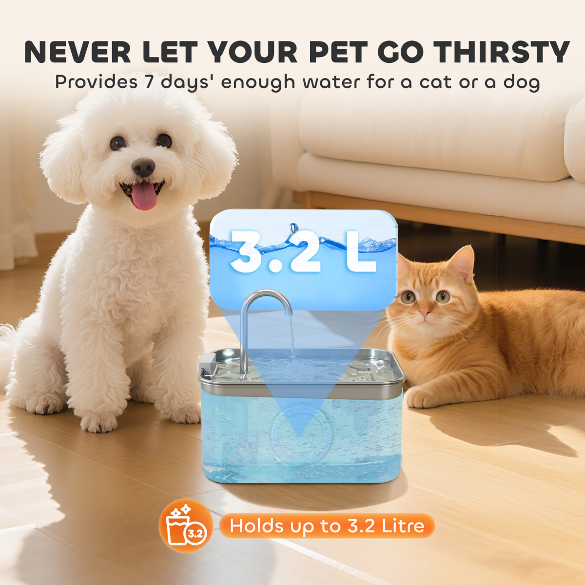 Cat Water Fountain