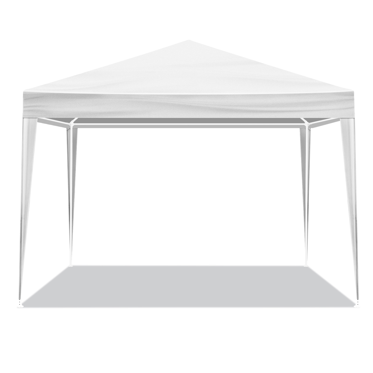 【Same Code 31052029】3 x 3m Three Sides Waterproof Tent with Spiral Tubes White