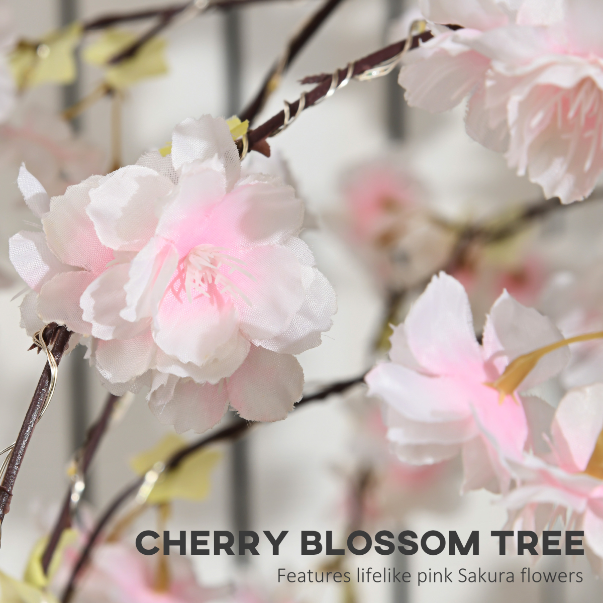 AIYAPLAY 180cm Cherry Blossom Tree Light, 450 LED, Warm White