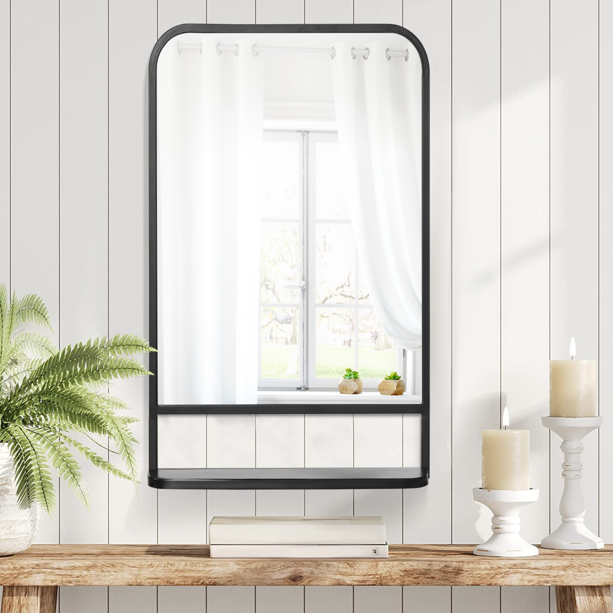 Bathroom Cabinet with Mirror ( Amazon Shipping)(Prohibited by WalMart)