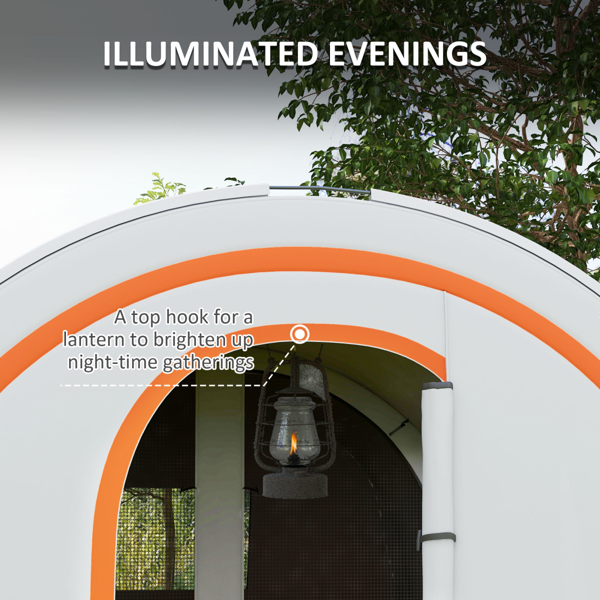 Outsunny 5-6 Person Waterproof Family Camping Tent, 3000mm