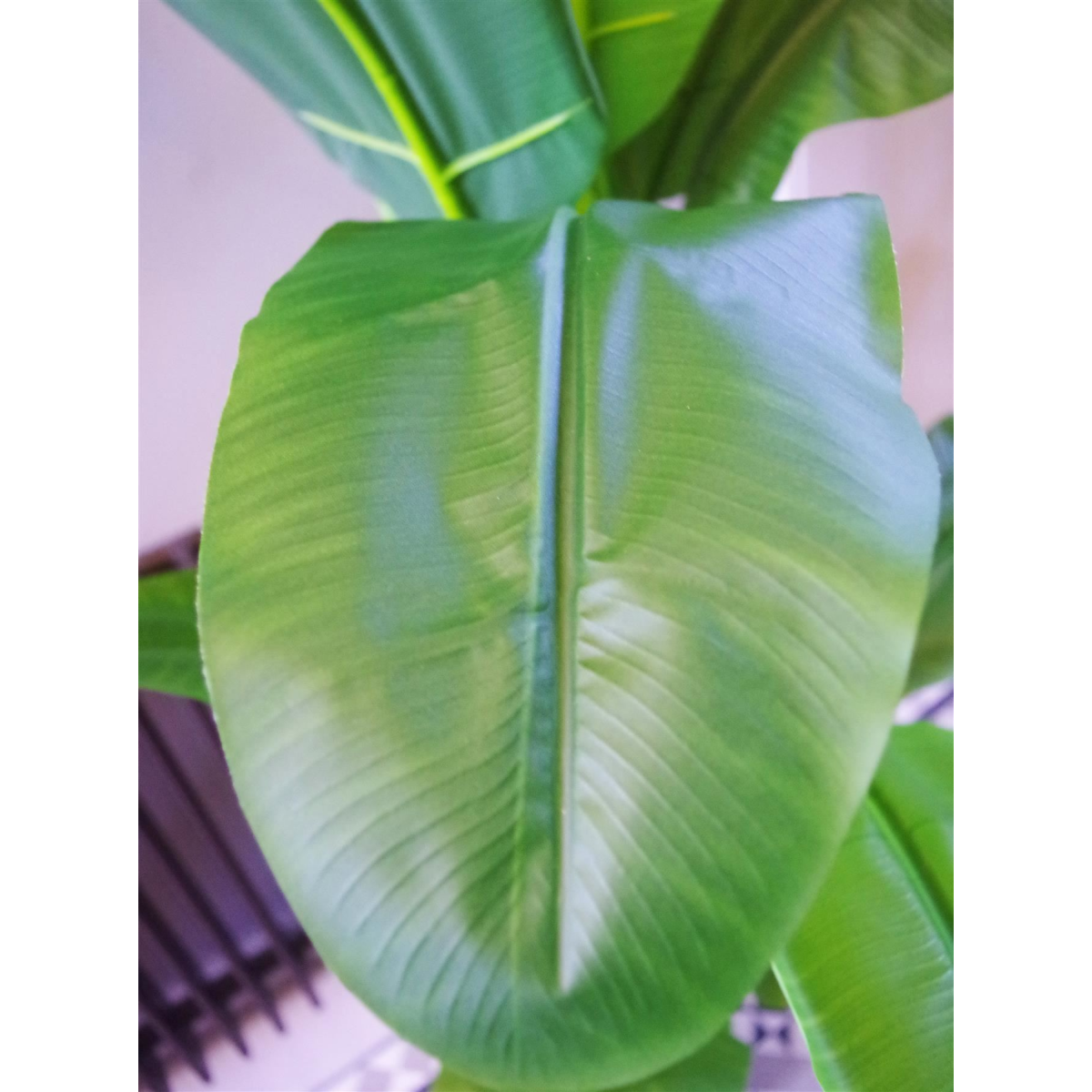 180cm Artificial Banana Tree Tropical Plant with Silver Metal Planter