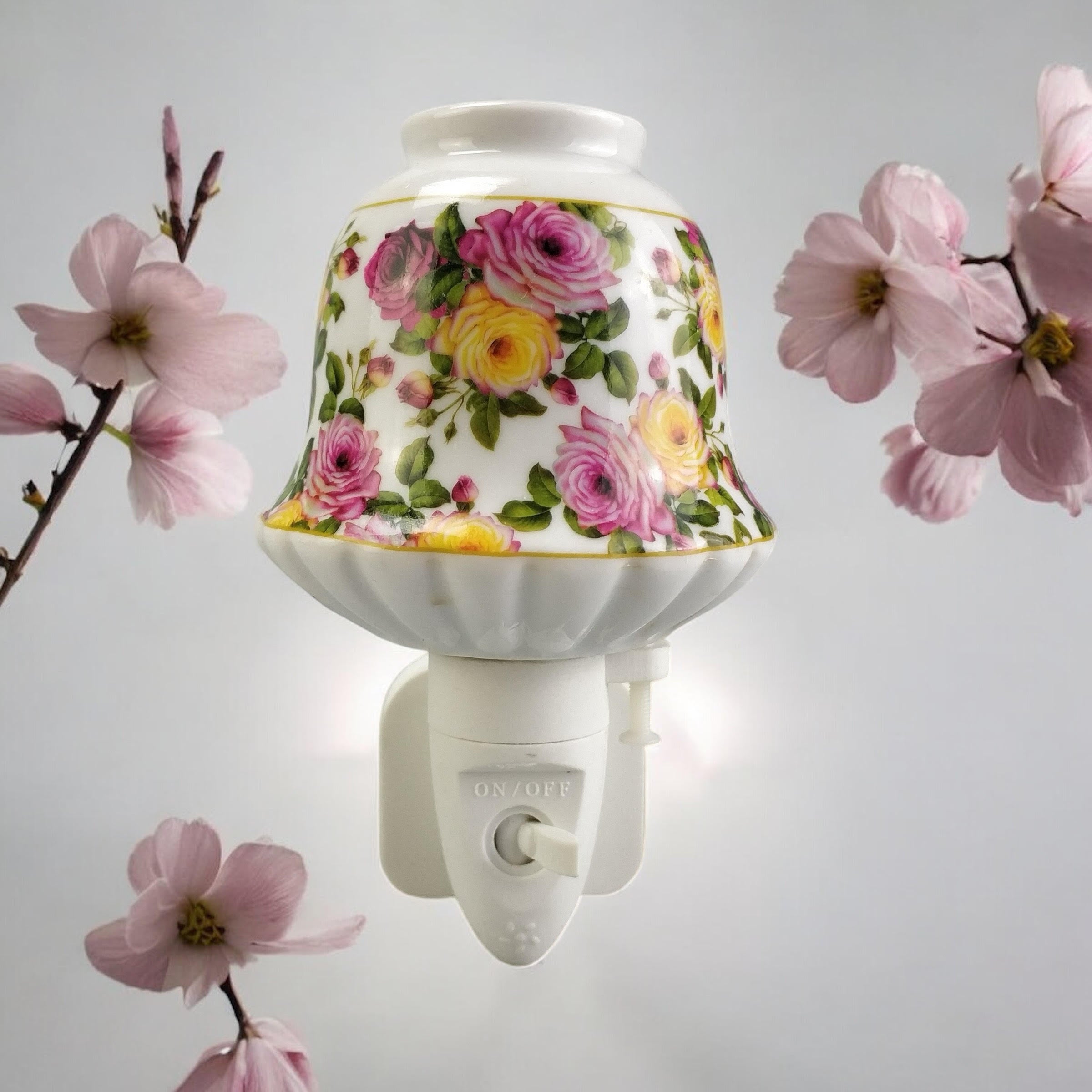 8 Inch Floral Multi-Color LED Nightlight
