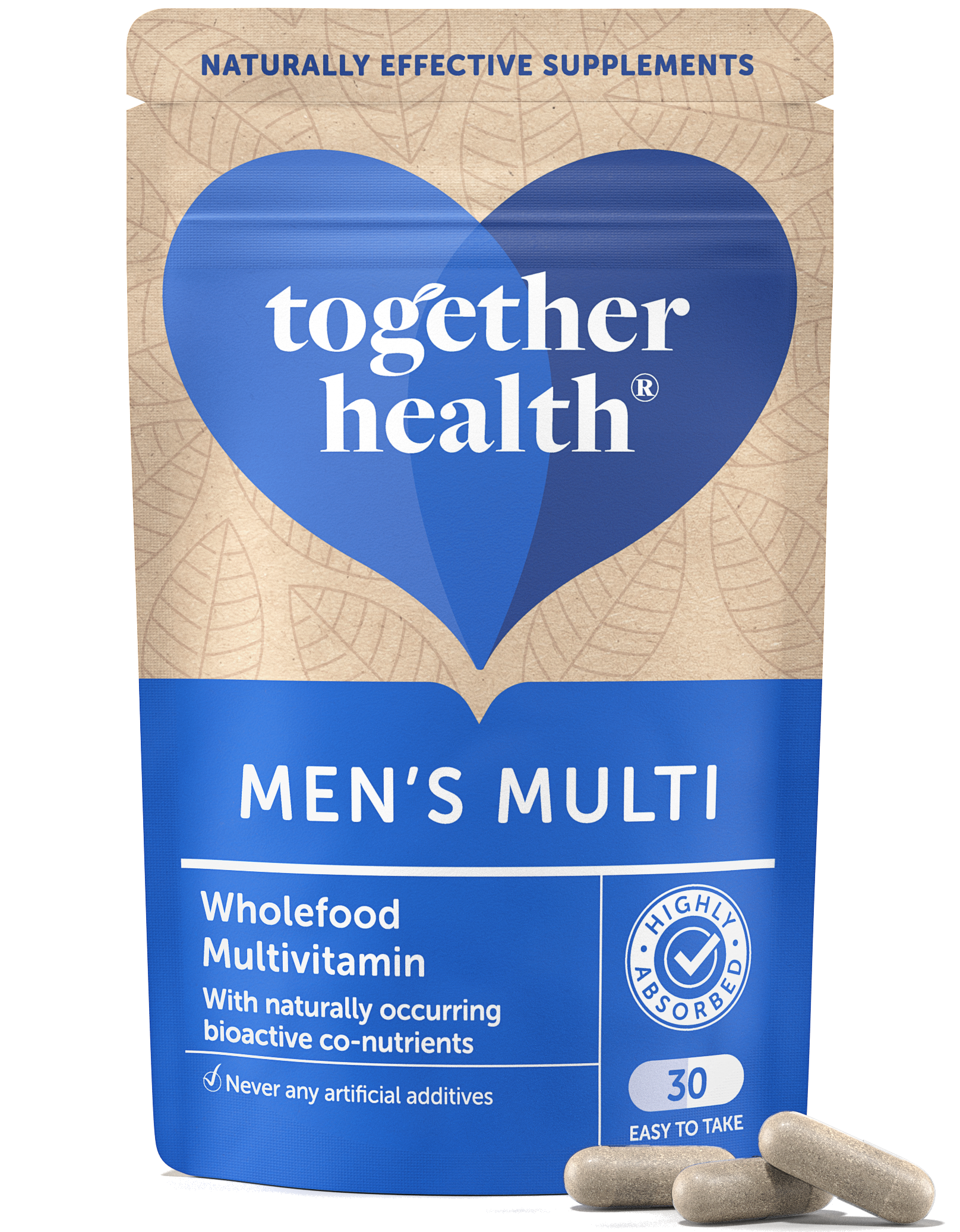 Menβs Multivitamin β Vegan β 30 Capsules