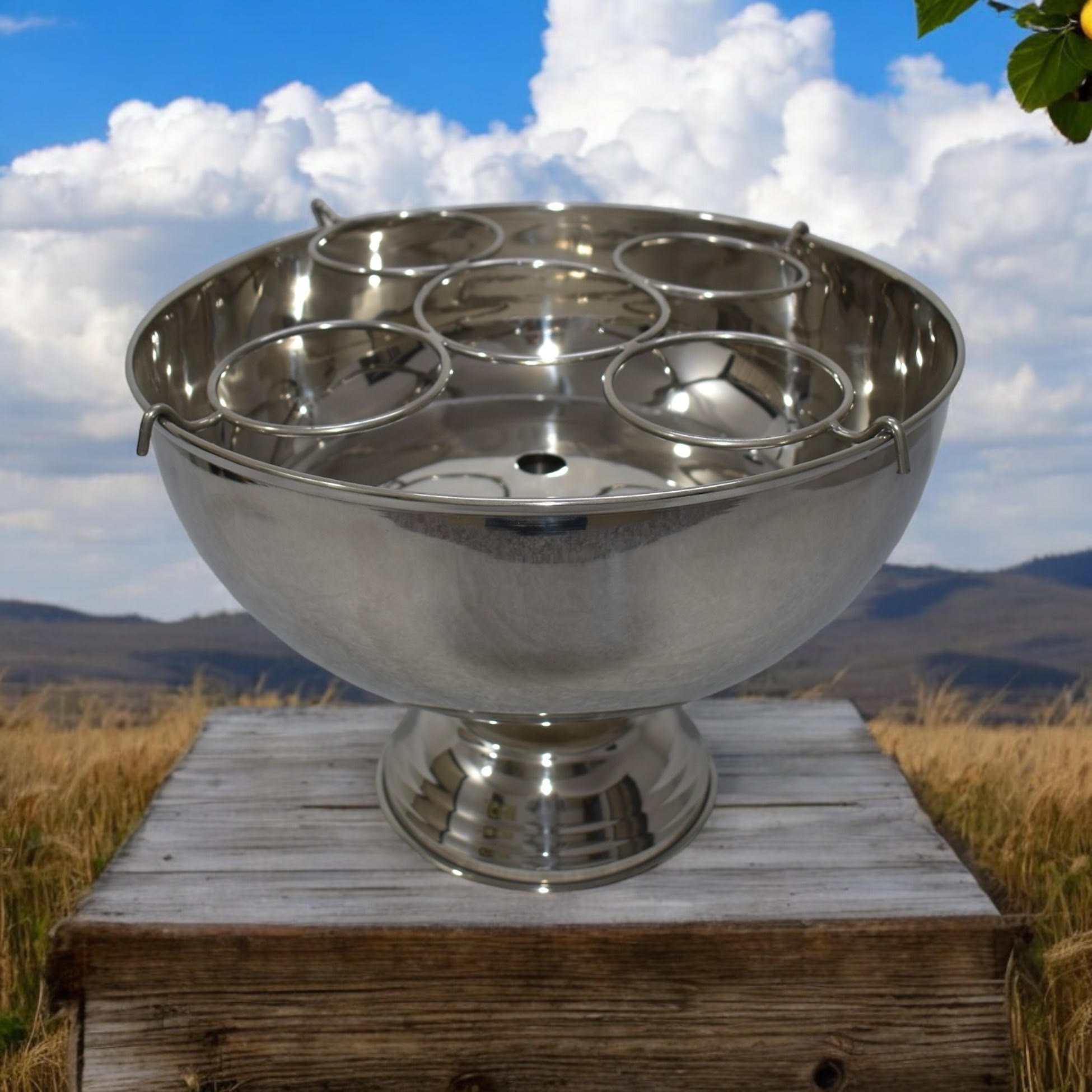 MSL 40cm Nickel-Plated Champagne Bucket