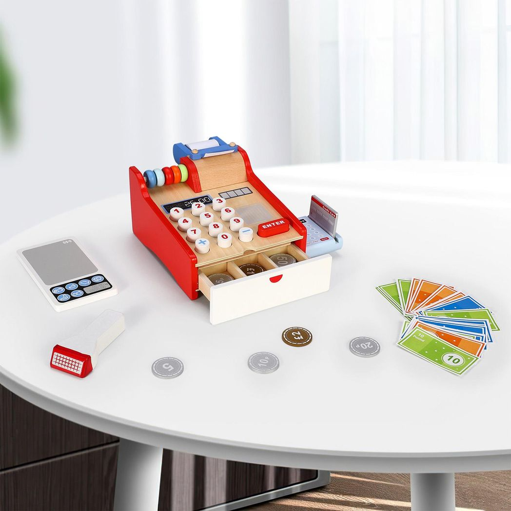 SOKA Kids Cash Register Educational Toy for Imaginative Play