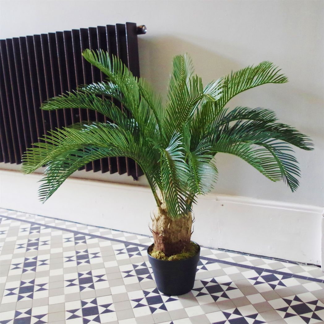 Leaf 80cm Artificial Cycas Palm Tree