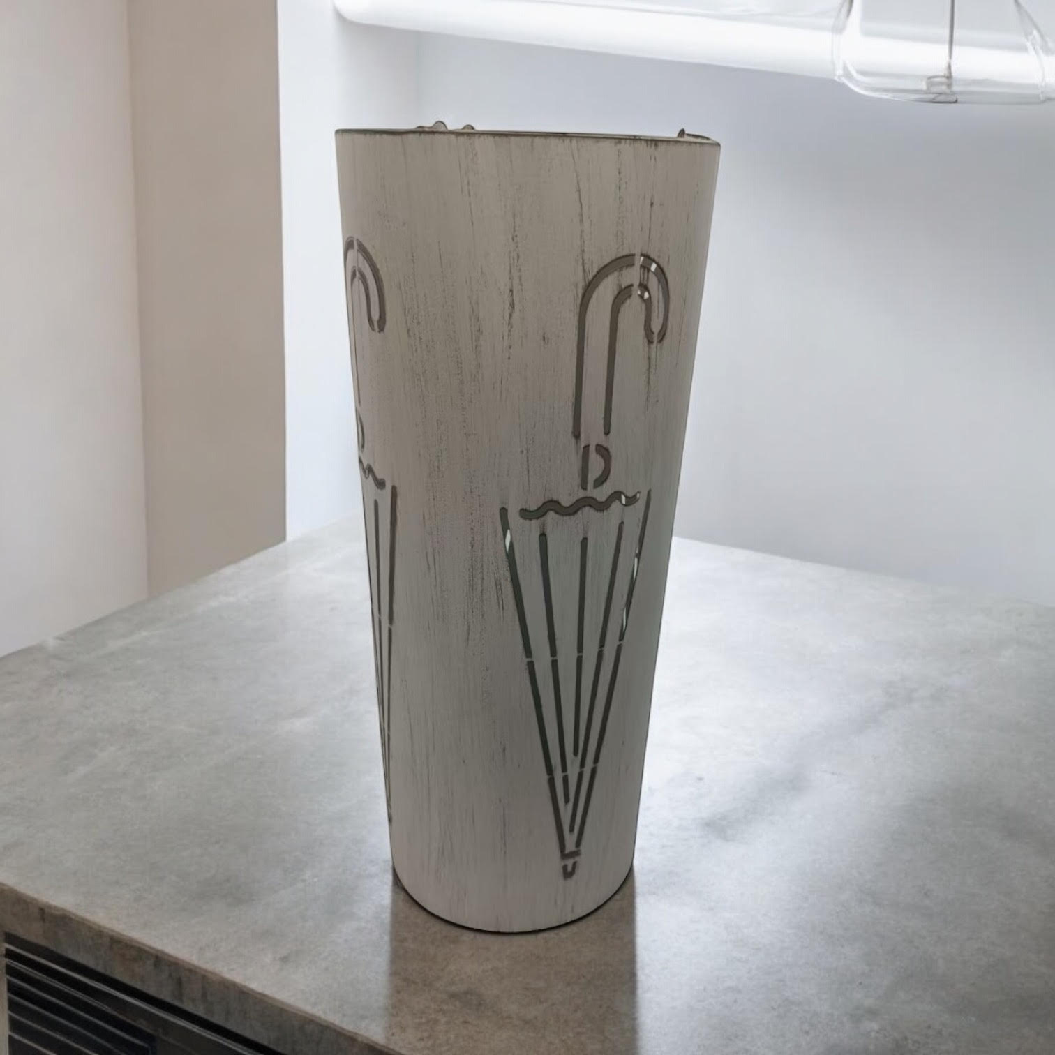 MSL 49cm Cream Metal Umbrella Stand