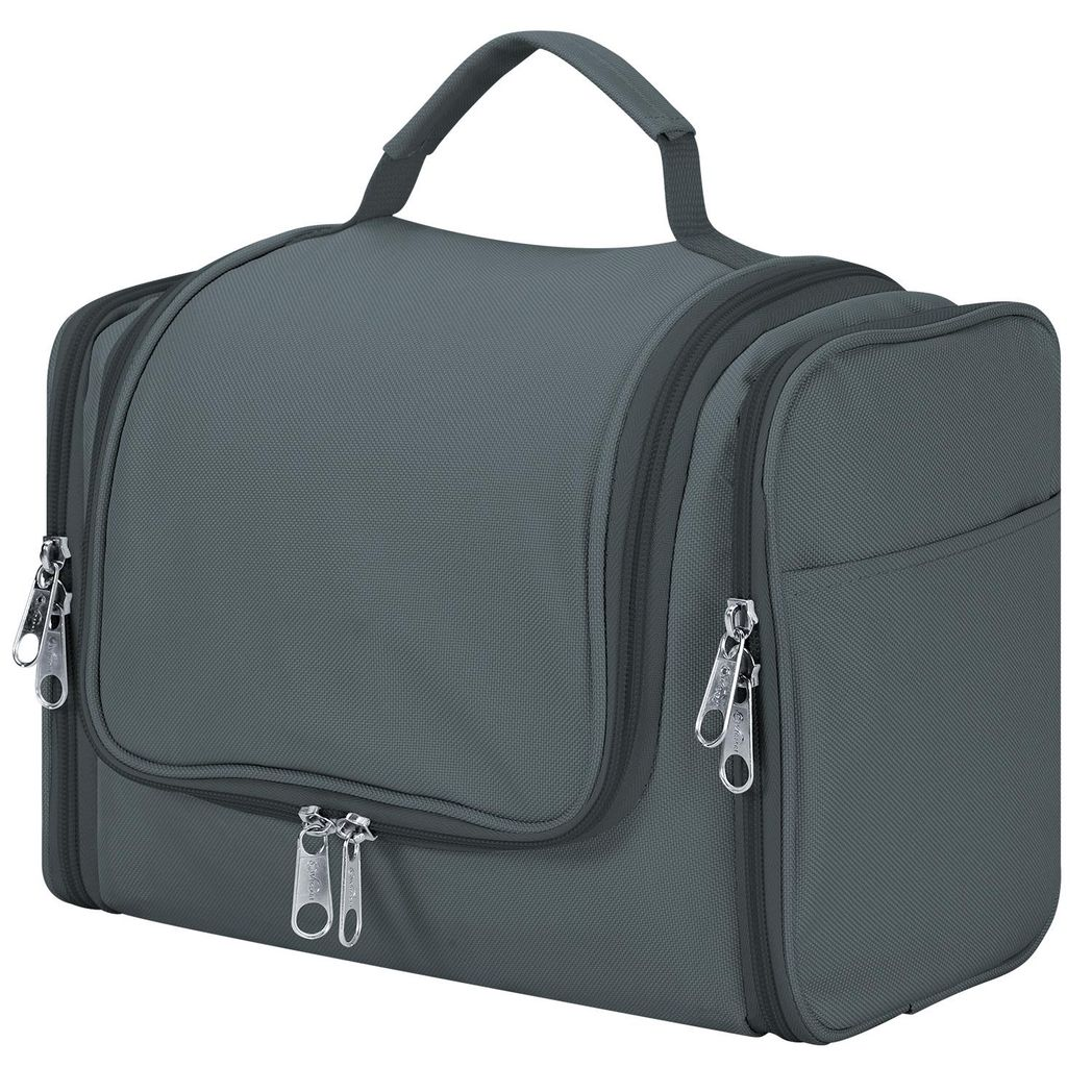 Vinsani Toiletry Bag with Hook, Multiple Compartments and Mesh Pockets
