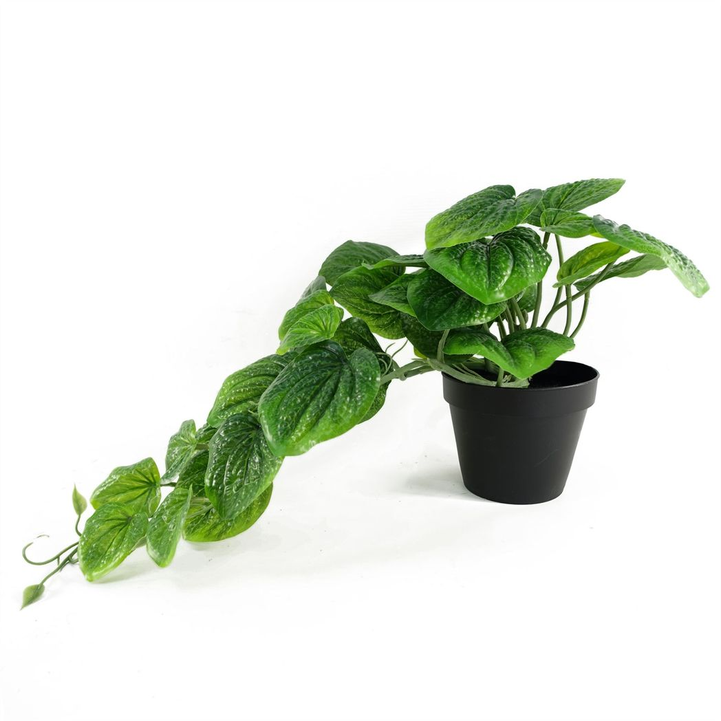 Leaf 35cm Artificial Trailing Pothos Plant in Potted Display Realistic