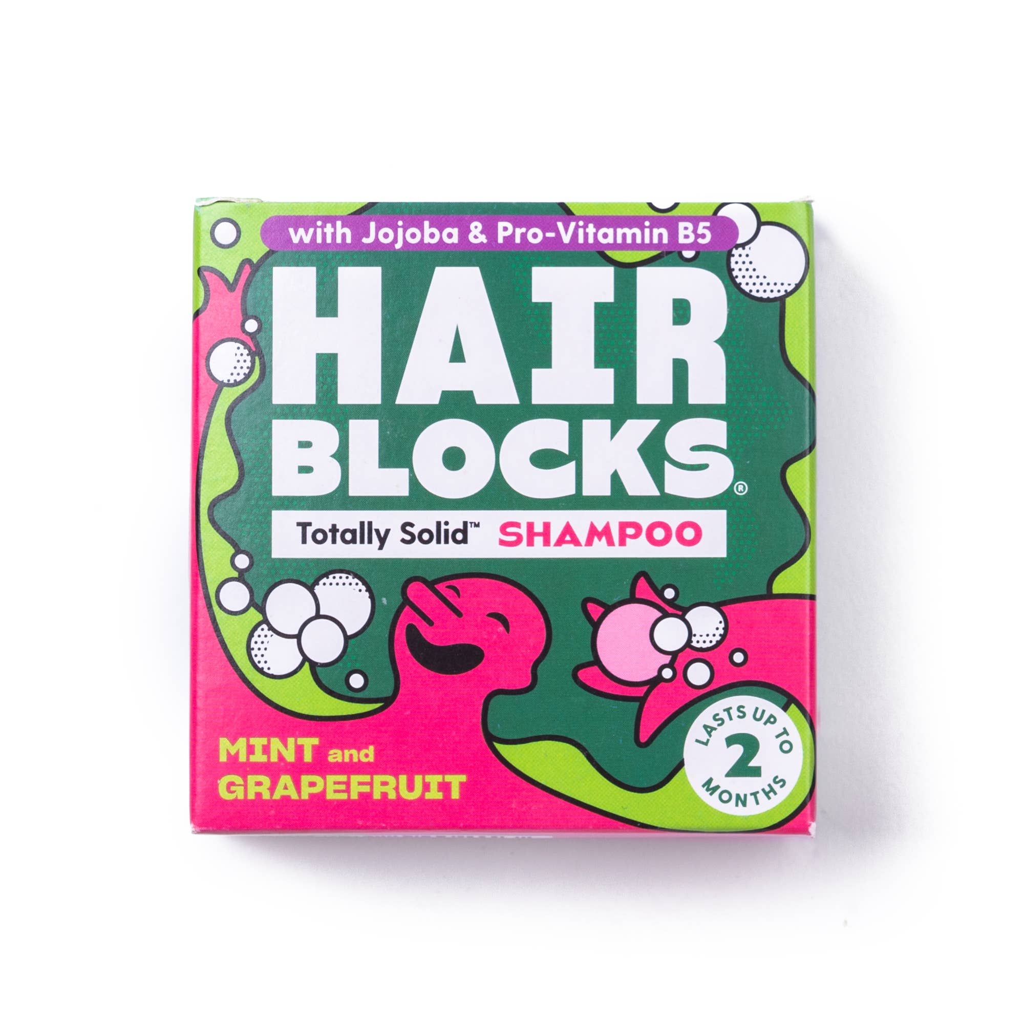 Hair Blocks Solid Shampoo - Mint & Grapefruit