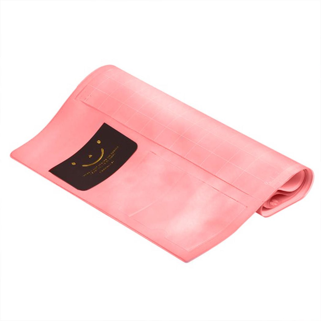 AQ Multifunctional & Eco-friendly Office Desk Mouse Mat PVC+DS Material, Pink