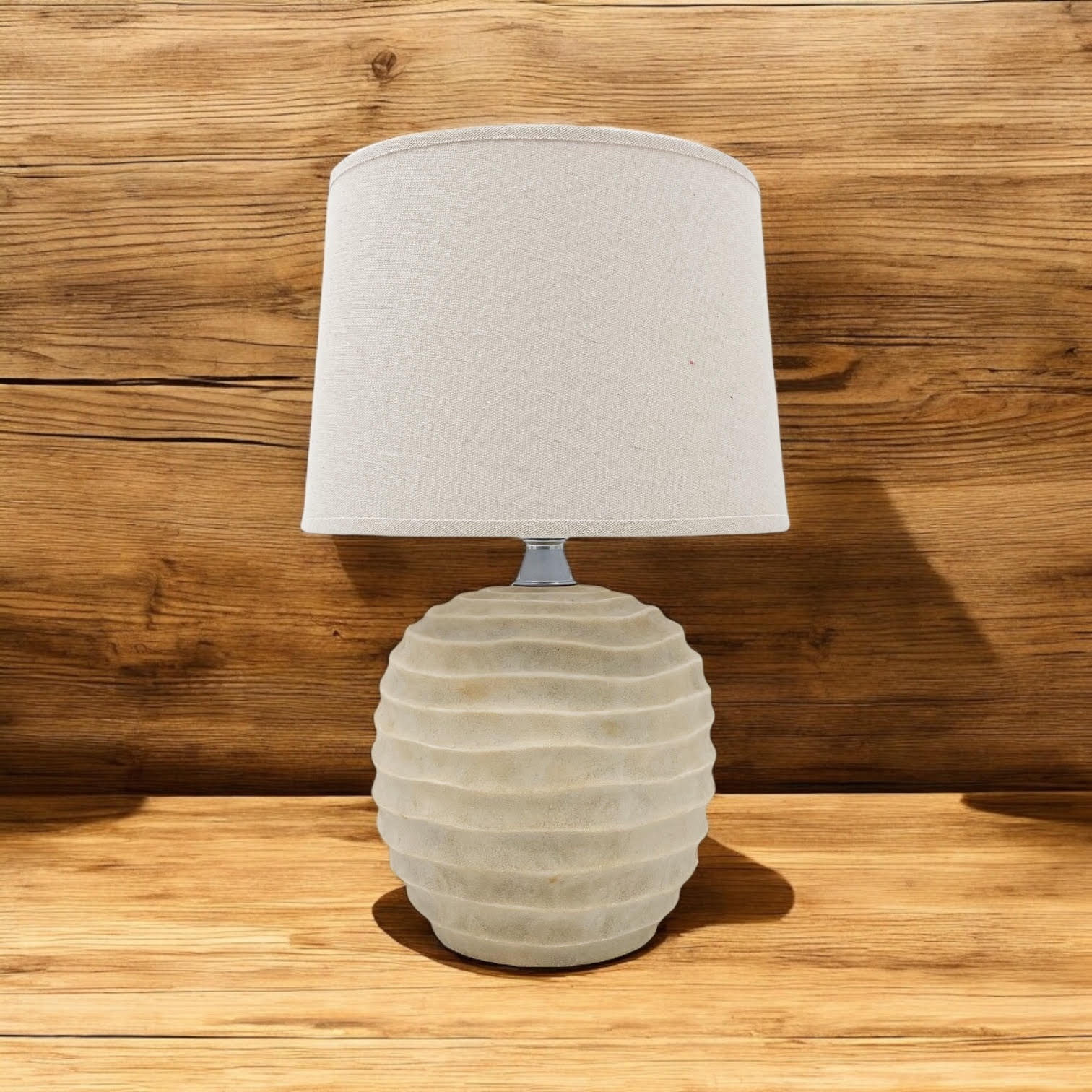 MSL Traditional Table Lamp 44 x 20 x 20 cm with Inline Rocker Switch and Double Insulated Design