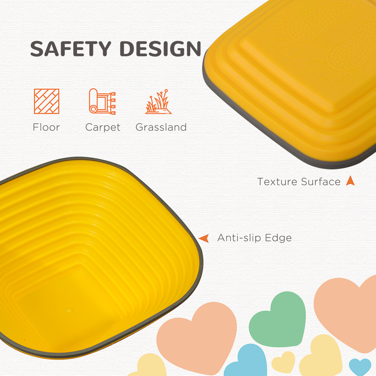AIYAPLAY 6-Piece Balance Stepping Stones Sensory Toy for Kids 3-8