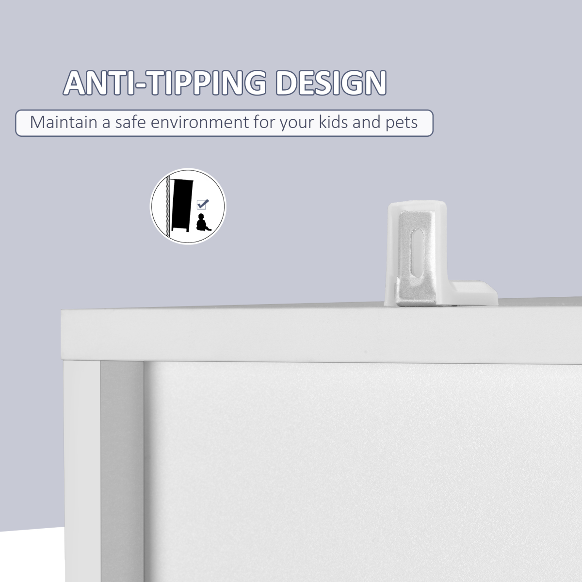 Tallboy Bathroom Storage Cabinet with Mirror, Freestanding Narrow Cabinet with Adjustable Shelves