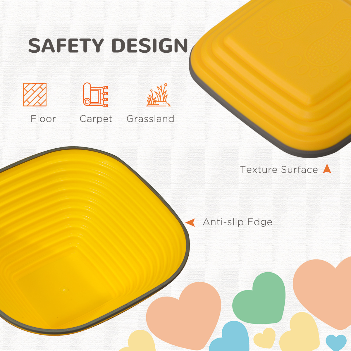AIYAPLAY 11-Piece Balance Stepping Stones for Kids, Indoor Outdoor