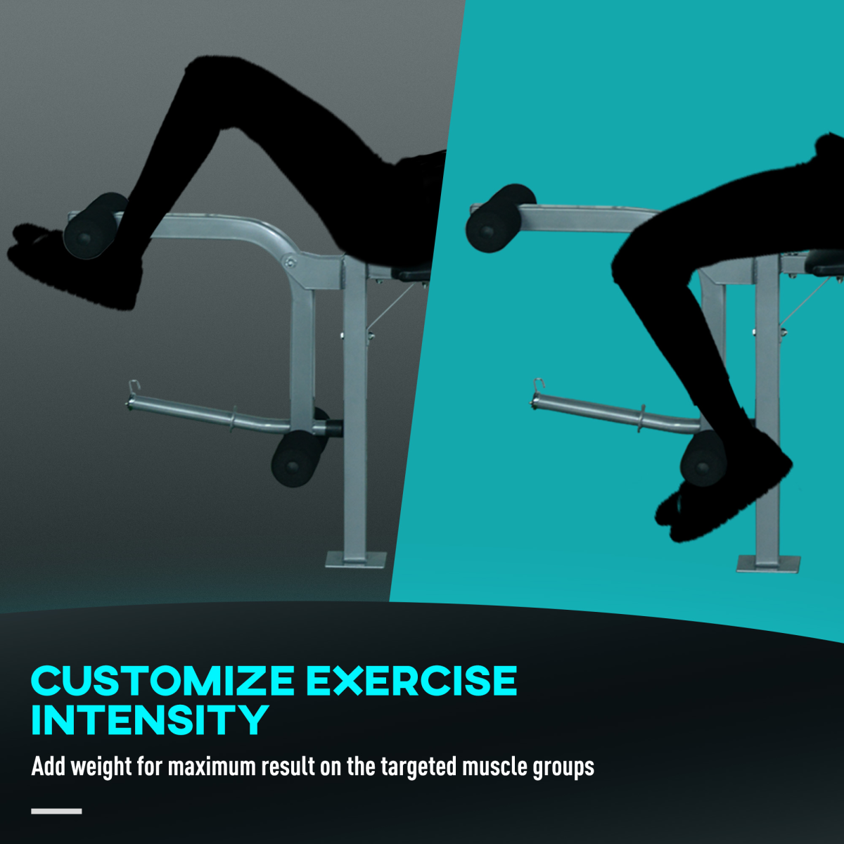 Adjustable Multi Gym Weight Bench with Adjustable Barbell Rack for Chest, Leg and Abs Training