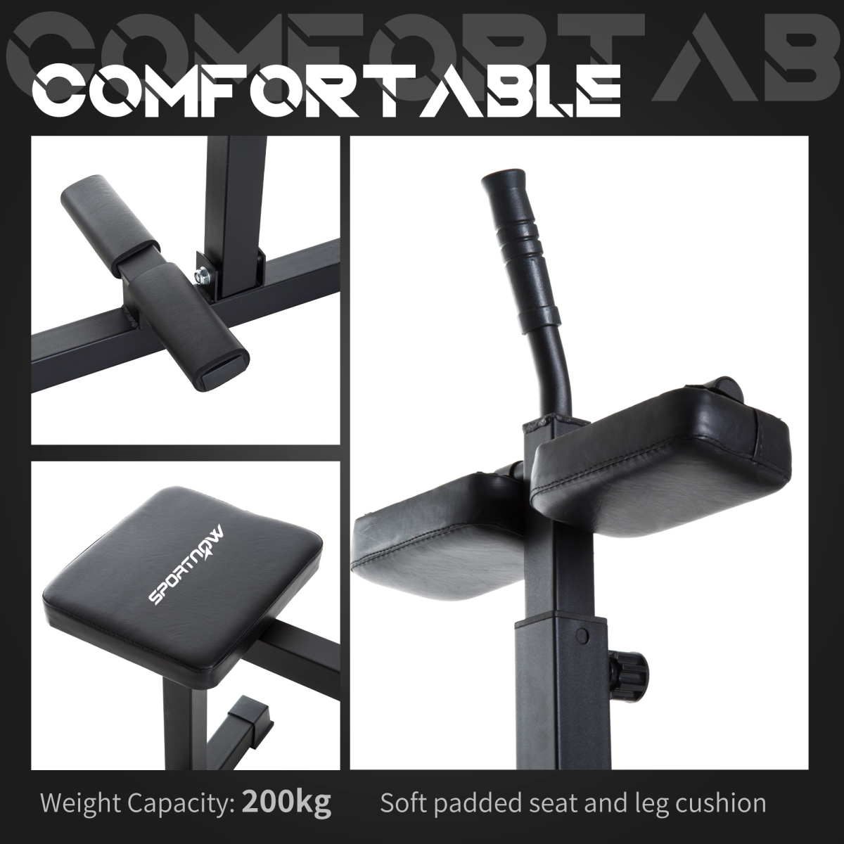 SPORTNOW Seated Adjustable Plate-Loaded Leg Extension Machine