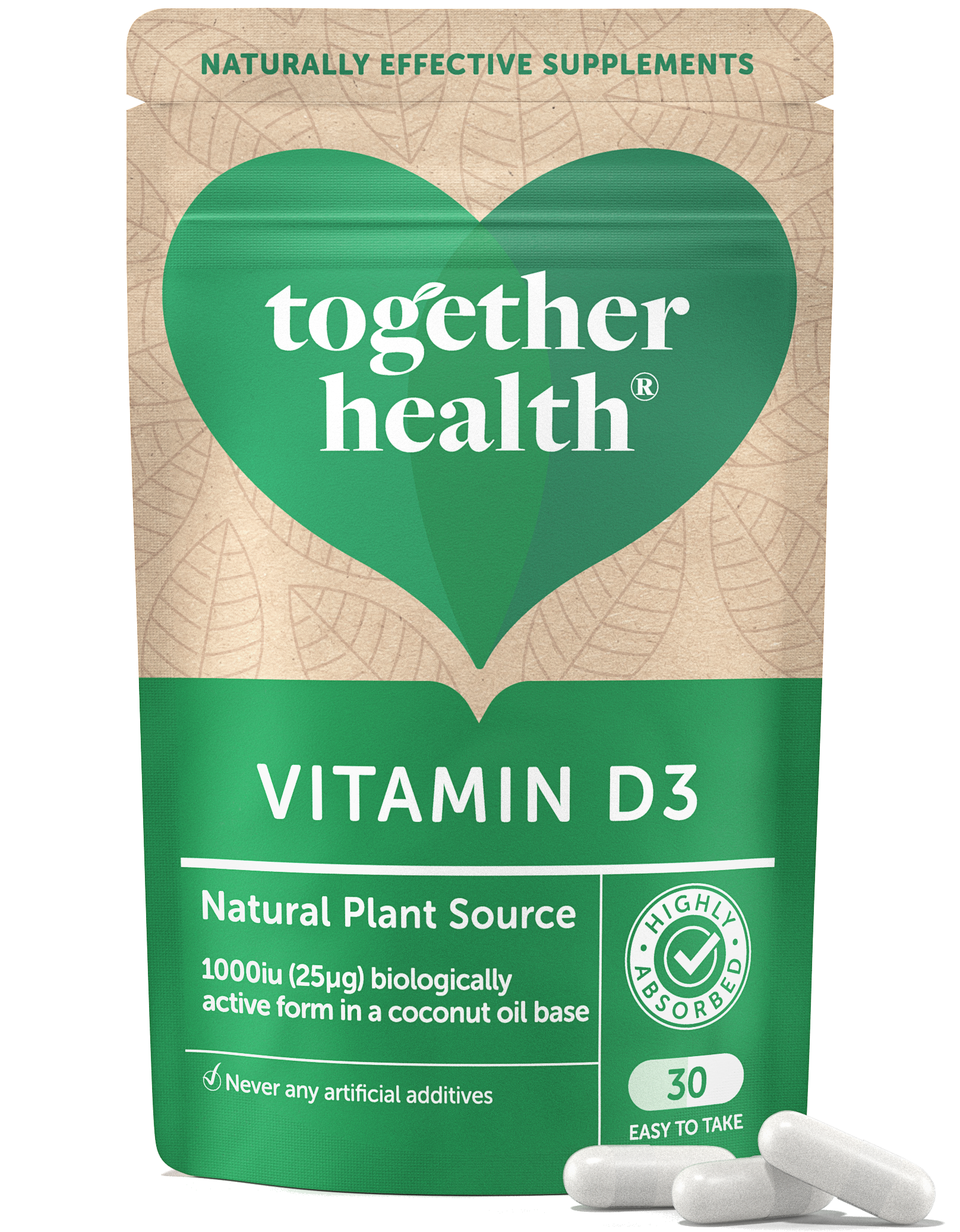 Vitamin D β Vegan D3 β 30 Capsules