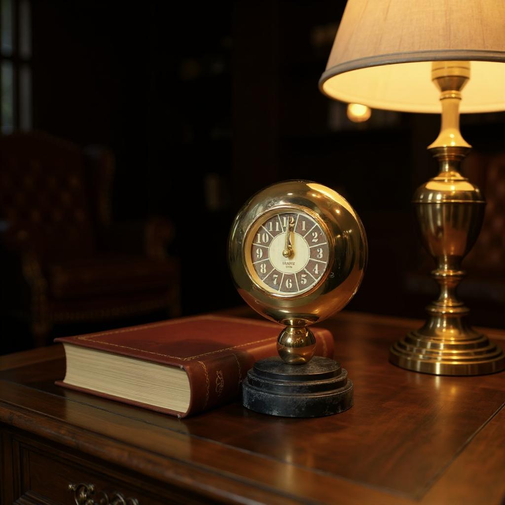 MSL Hand Finished Table Clock