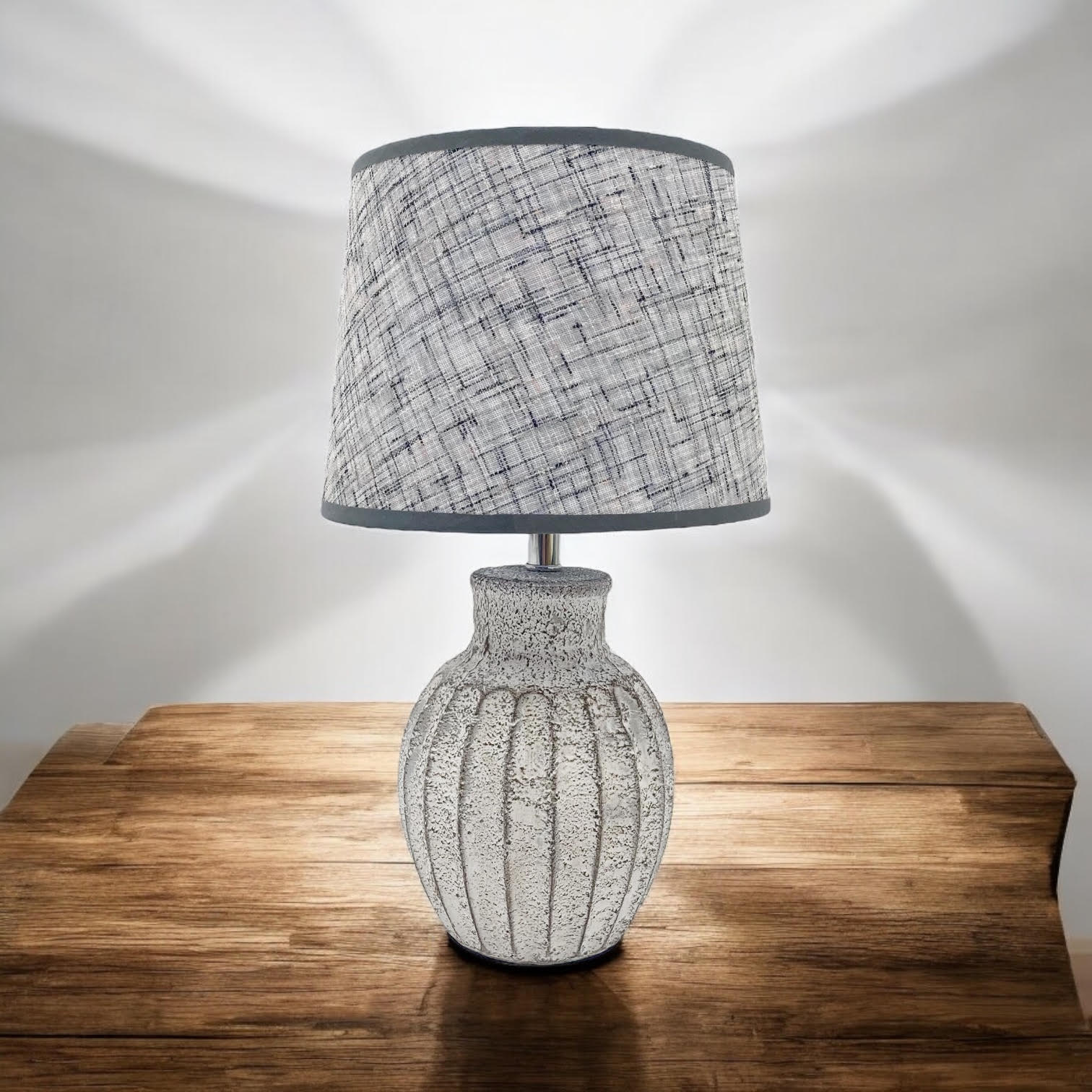 MSL Traditional Table Lamp with Inline Rocker Switch and Double Insulated Design