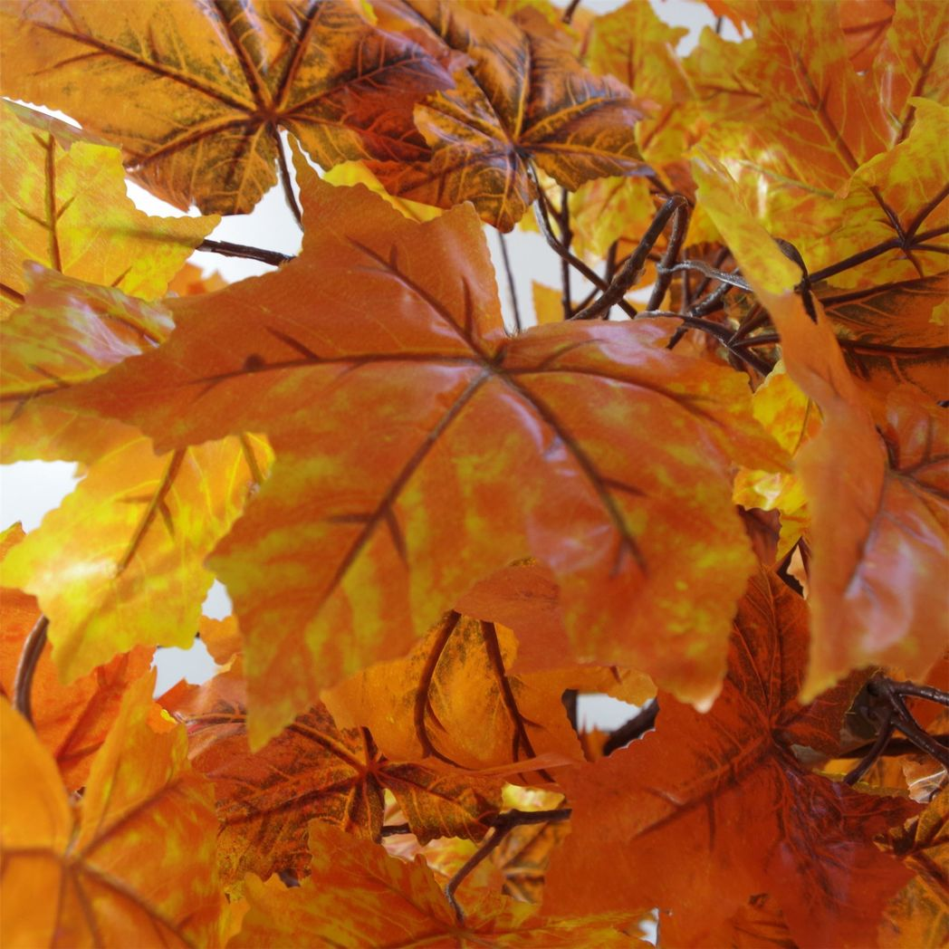 Leaf 125cm Orange Maple Artificial Tree