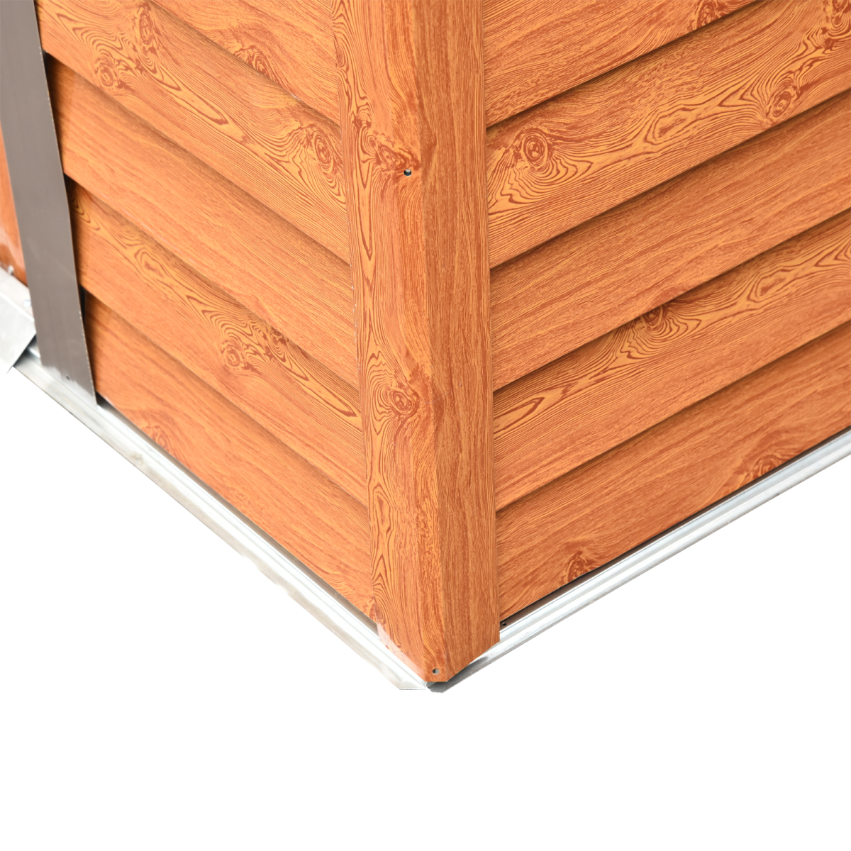 Outsunny 6x5ft Metal Garden Shed, Lockable Outdoor Storage Shed for Gardening Tools, 193L x 152W x 203H cm