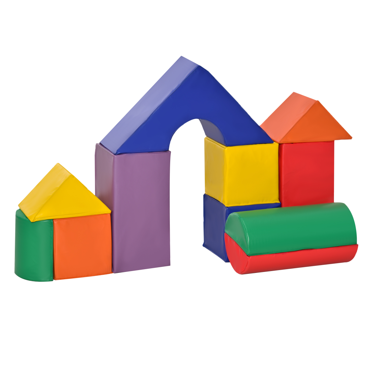 11-Piece Kids Soft Foam Puzzle Blocks Learning Toy, Ages 1-3