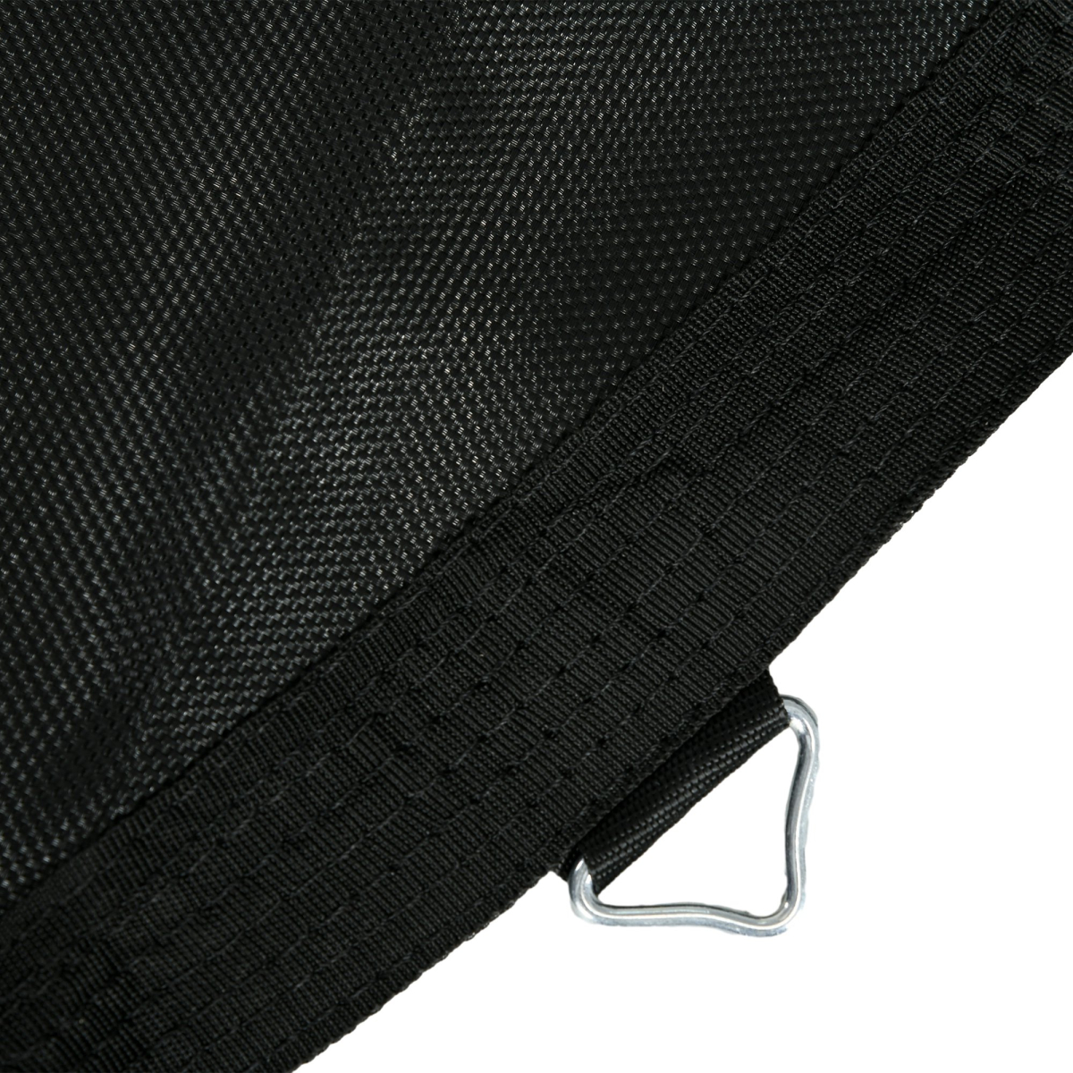 SPORTNOW 8ft Round Trampoline Mat with 42 V-Rings, PP, UV-Protected, Black