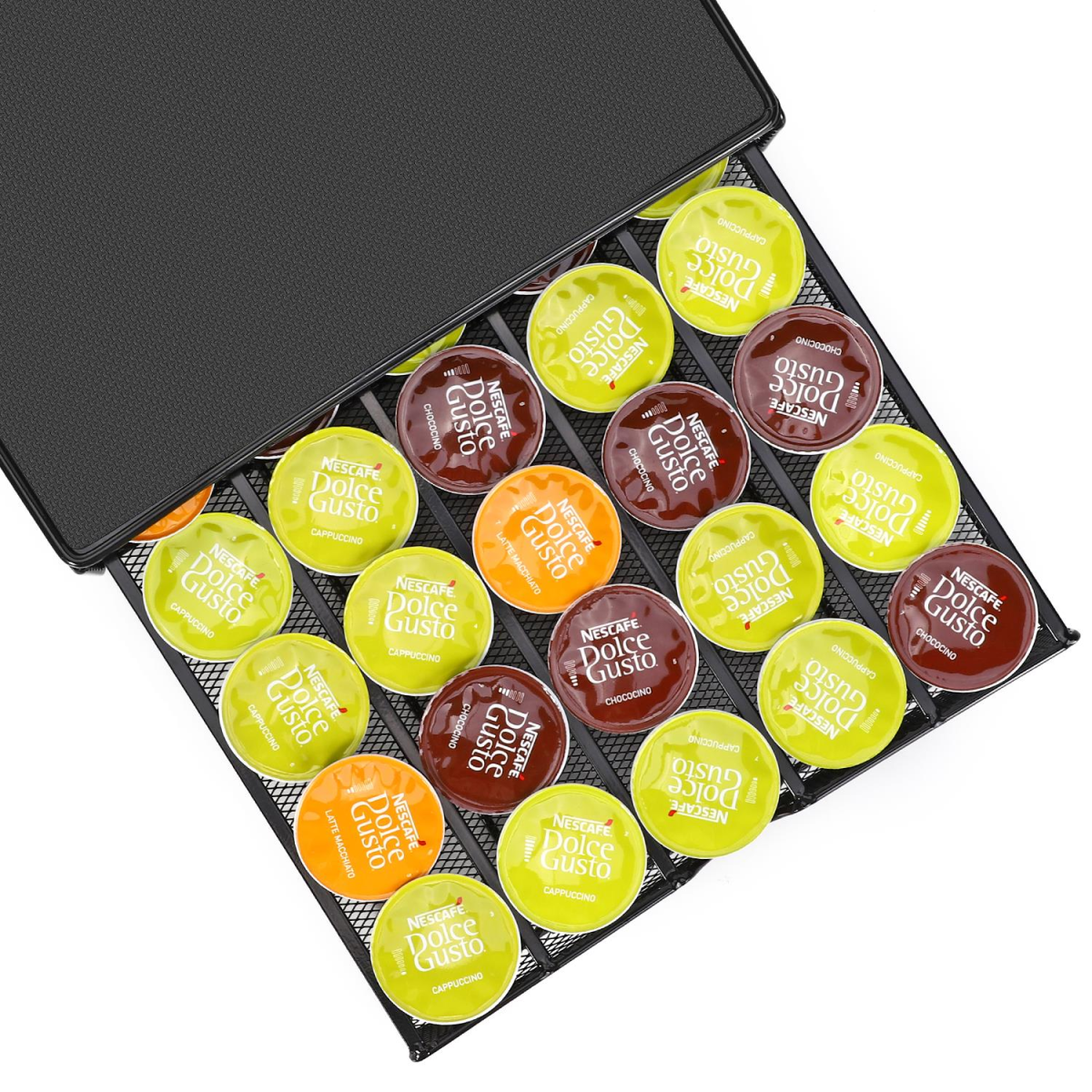 Vinsani Sliding Coffee Pod Storage Drawer for up to 80 Dolce Gusto Capsules